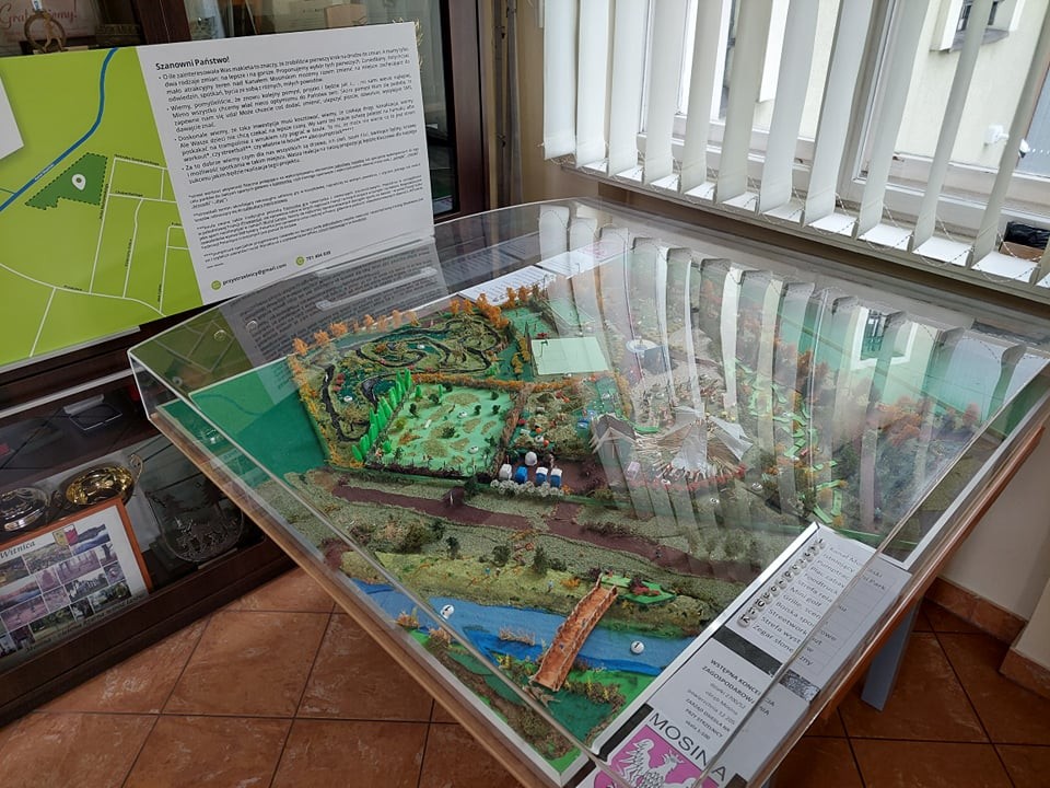 Zdjęcie przedstawia makietę prezentującą zagospodarowanie terenu na Zielony Przylądek