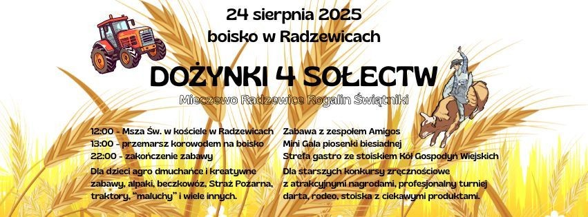 Dożynki czterech sołectw