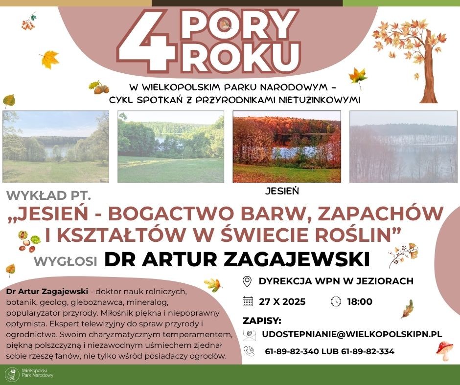 Cztery pory roku w Wielkopolskim Parku Narodowym - jesień
