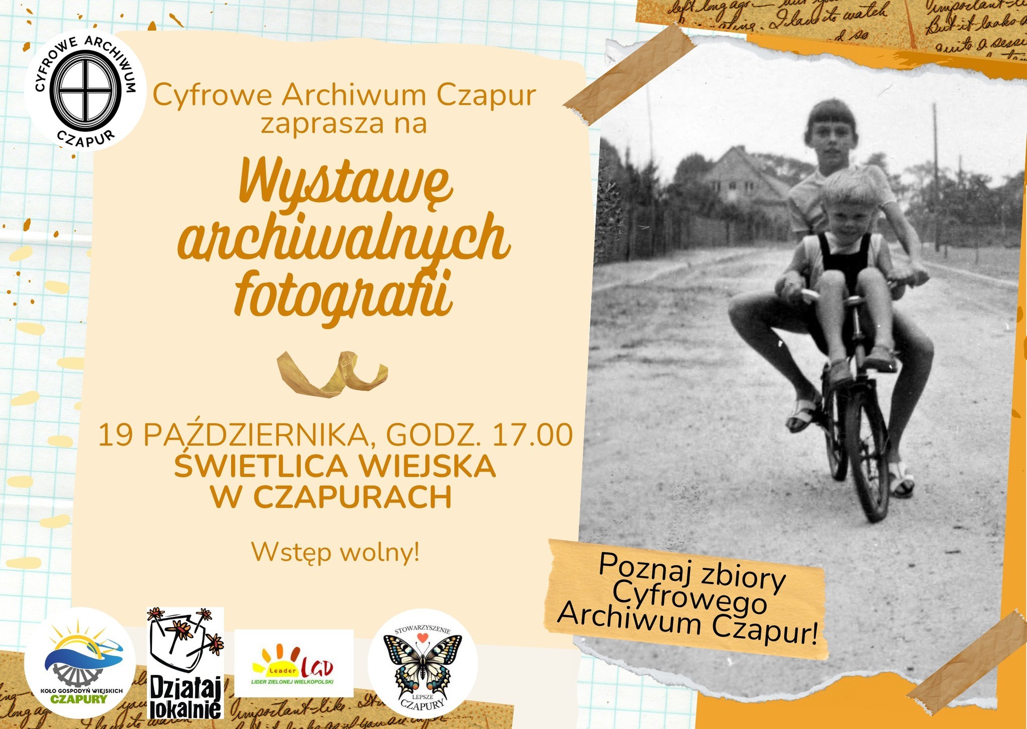 Zaproszenie na wystawę - baner informacyjny