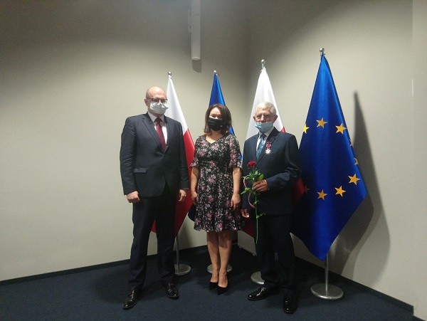 Przemysław Mieloch, Erazm Walkowiak i Aneta Niestrawska