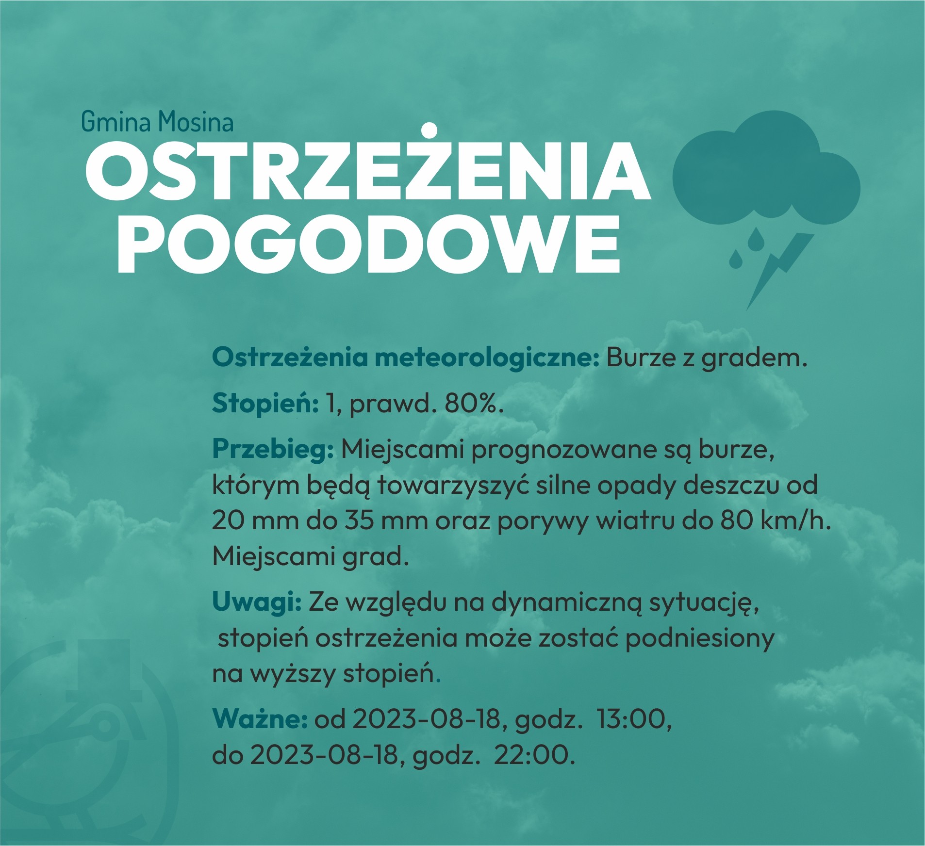 Ostrzeżenie pogodowe