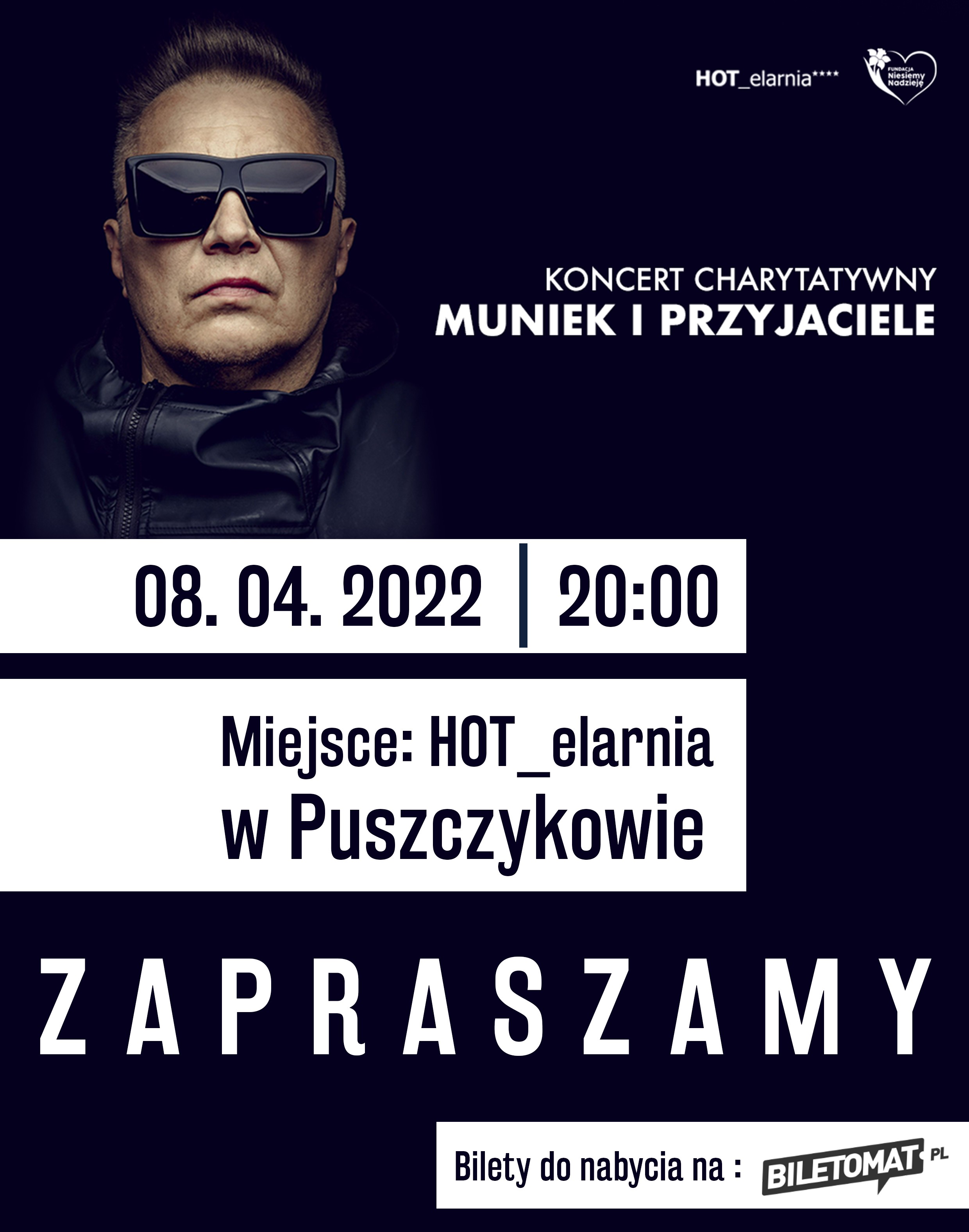 Koncert charytatywny z udziałem Muńka Staszczyka
