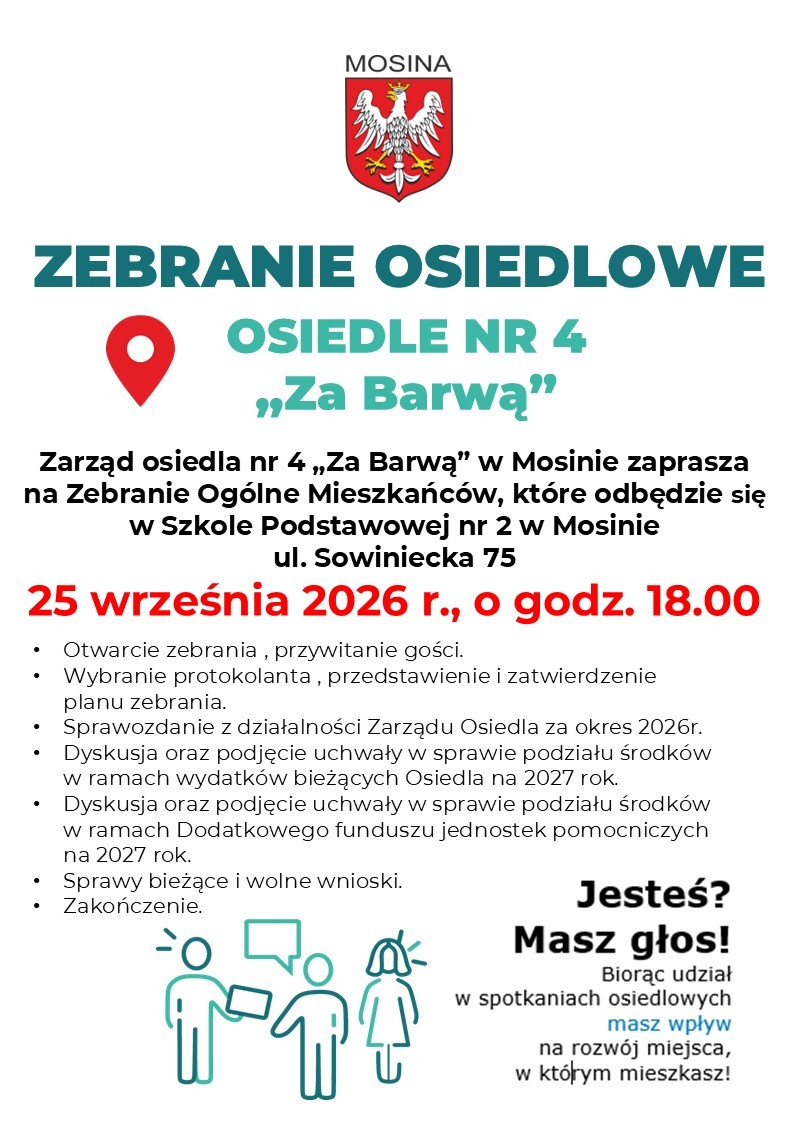 Zebranie Ogólne Mieszkańców Osiedla nr 4