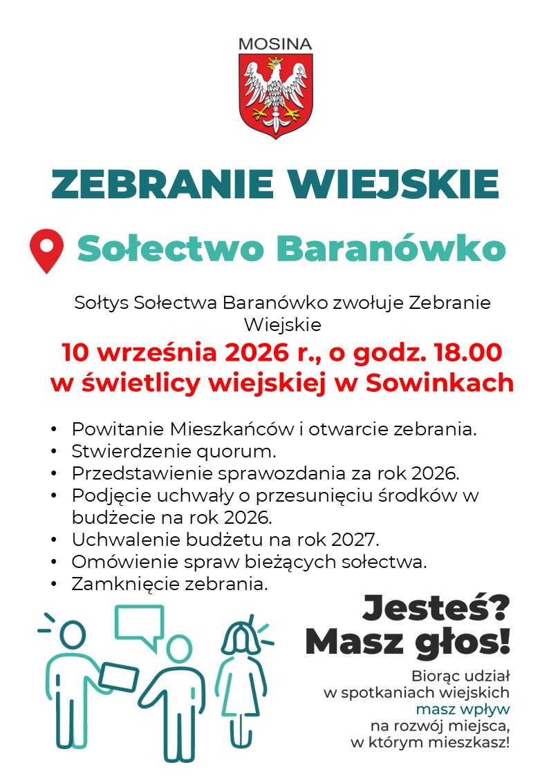 Zebranie wiejskie Sołectwa Baranówko