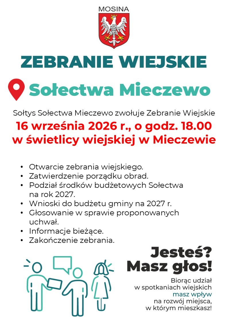 Zebranie Wiejskie Sołectwa Mieczewo