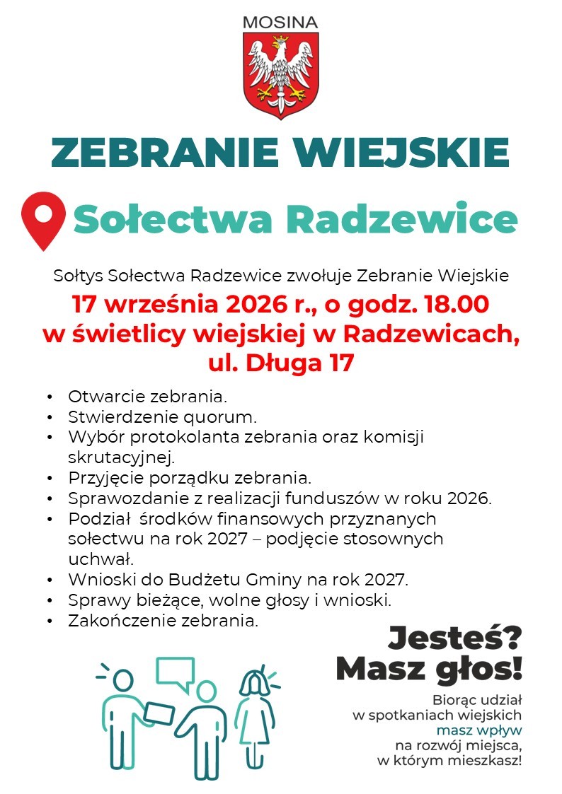 Zebranie Wiejskie Sołectwa Radzewice
