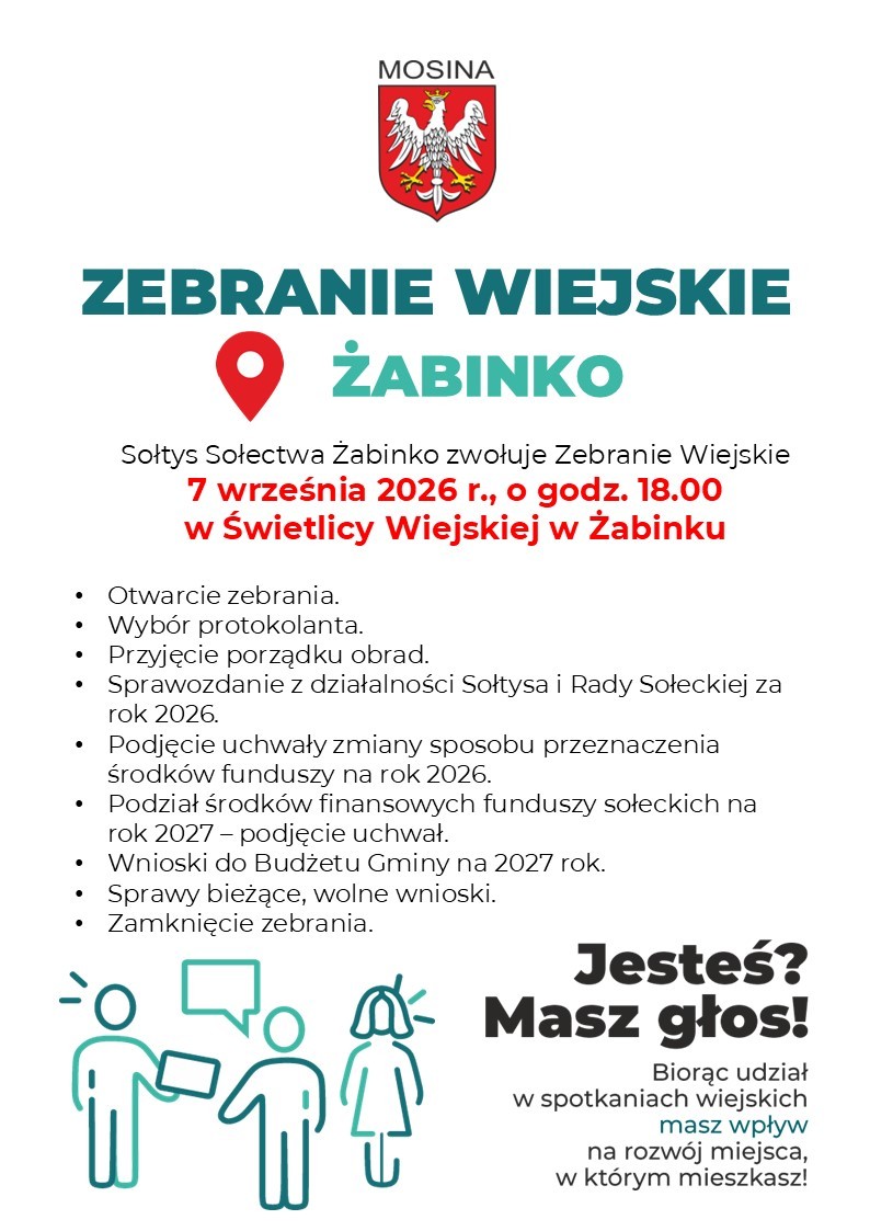 Zebranie Wiejskie Sołectwa Żabinko