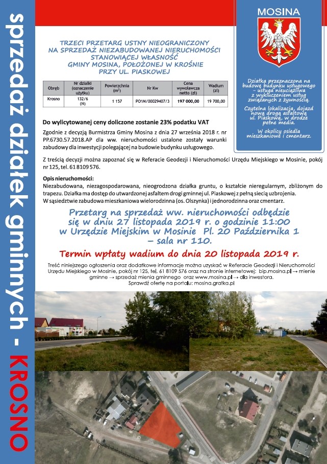 Działka na sprzedaż
