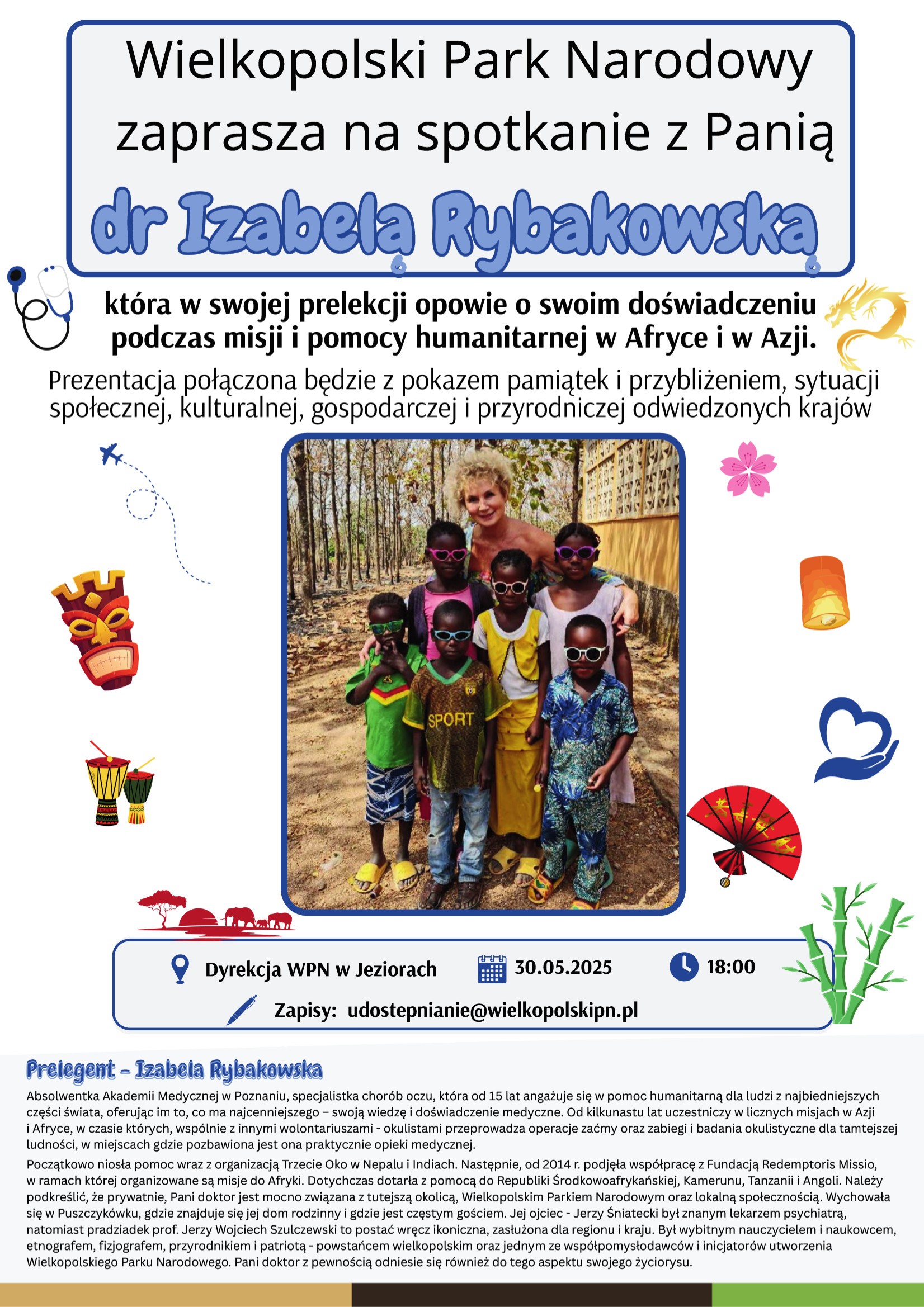 O misji i pomocy humanitarnej w Afryce i w Azji