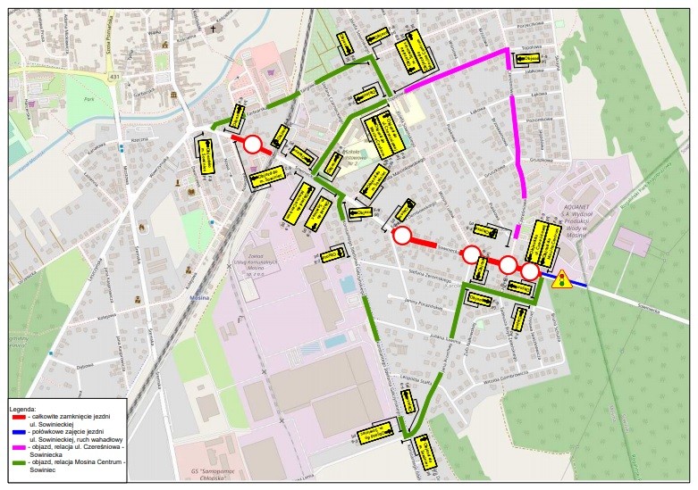 Sowiniecka - nowy raport o utrudnieniach