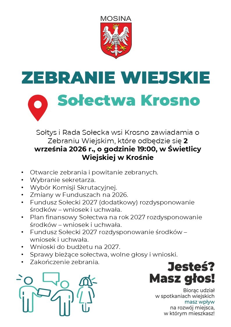 Zebranie Wiejskie Sołectwa Krosno
