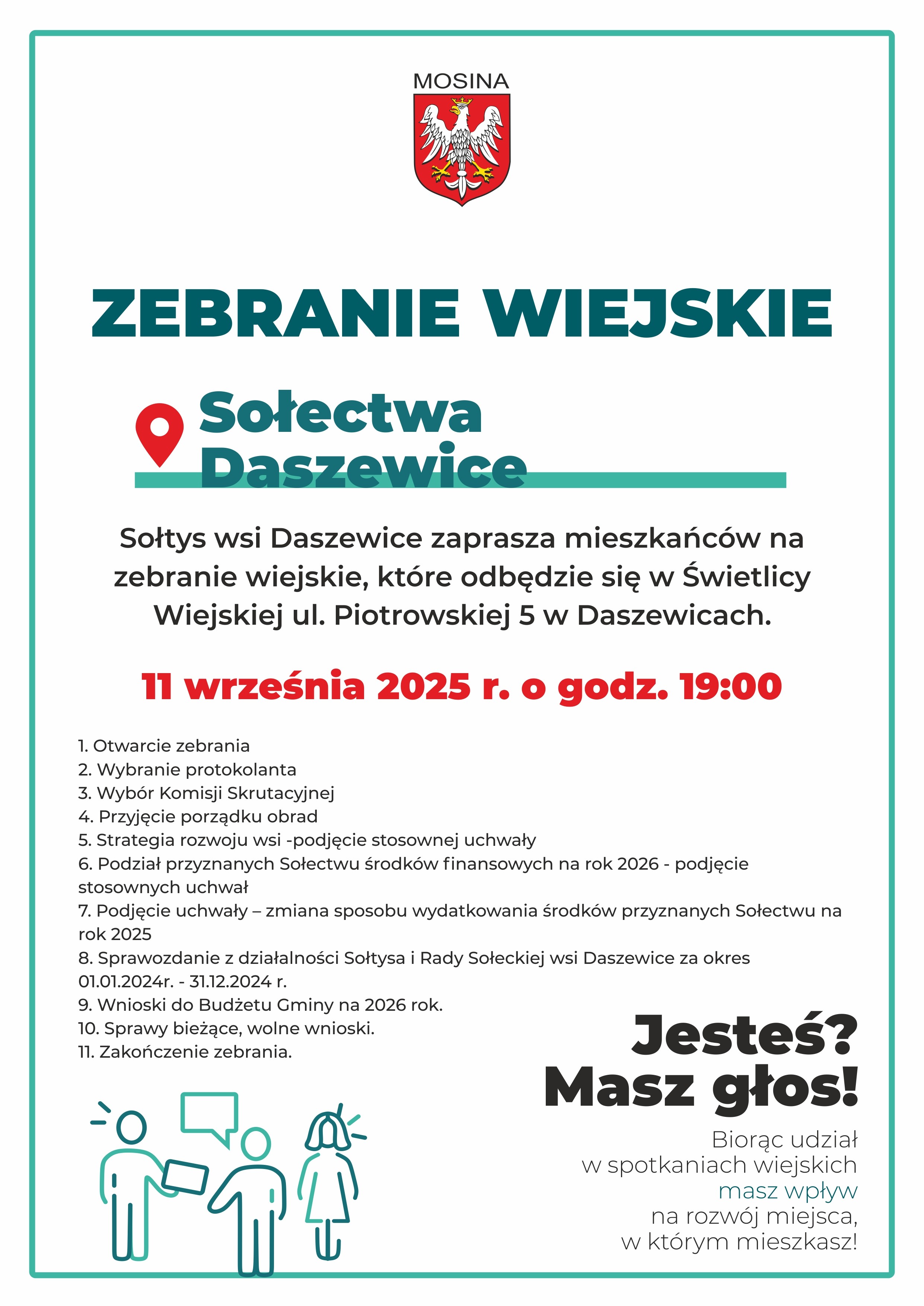 Zebranie Wiejskie w Daszewicach