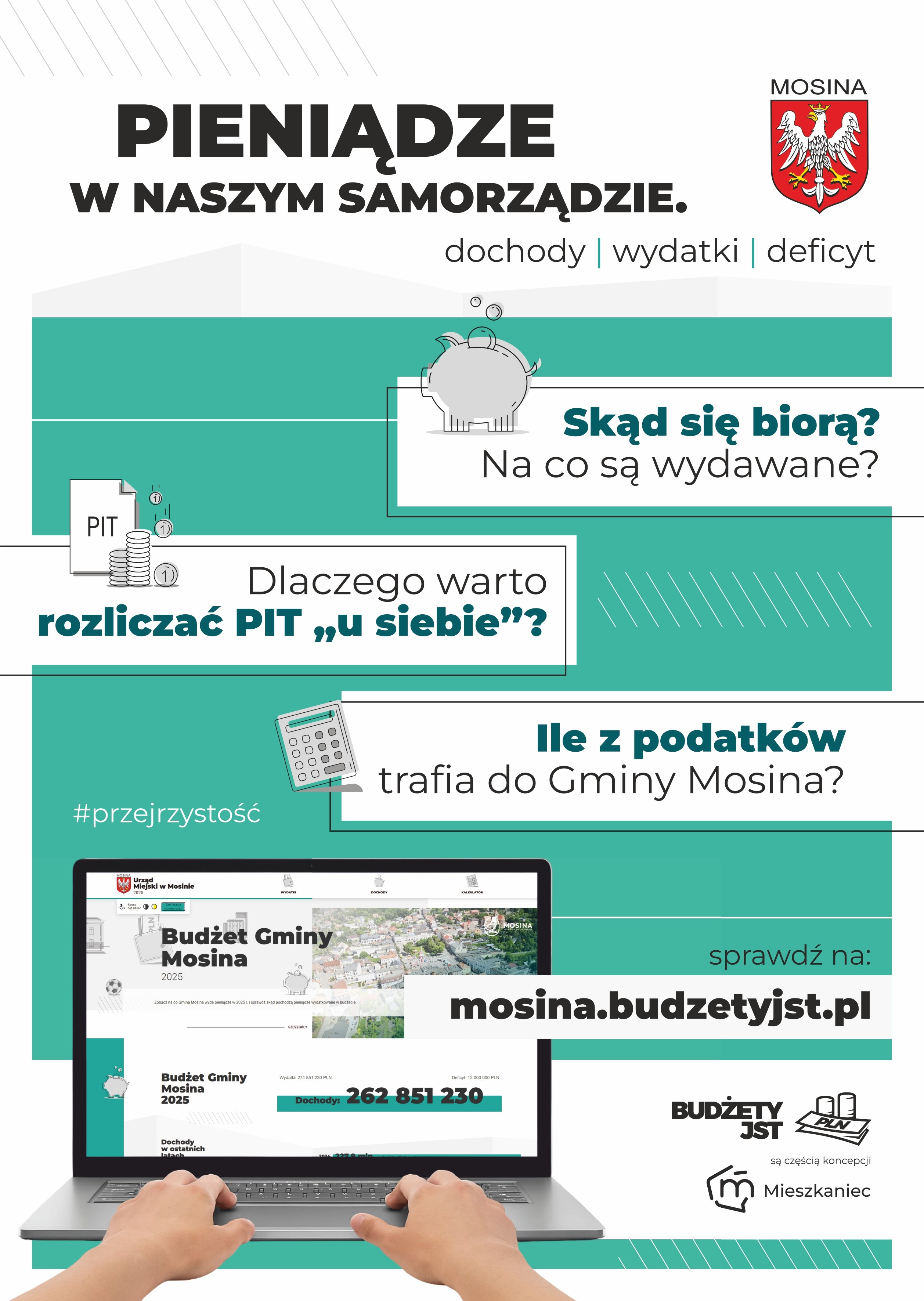 Sprawdź budżet Gminy Mosina