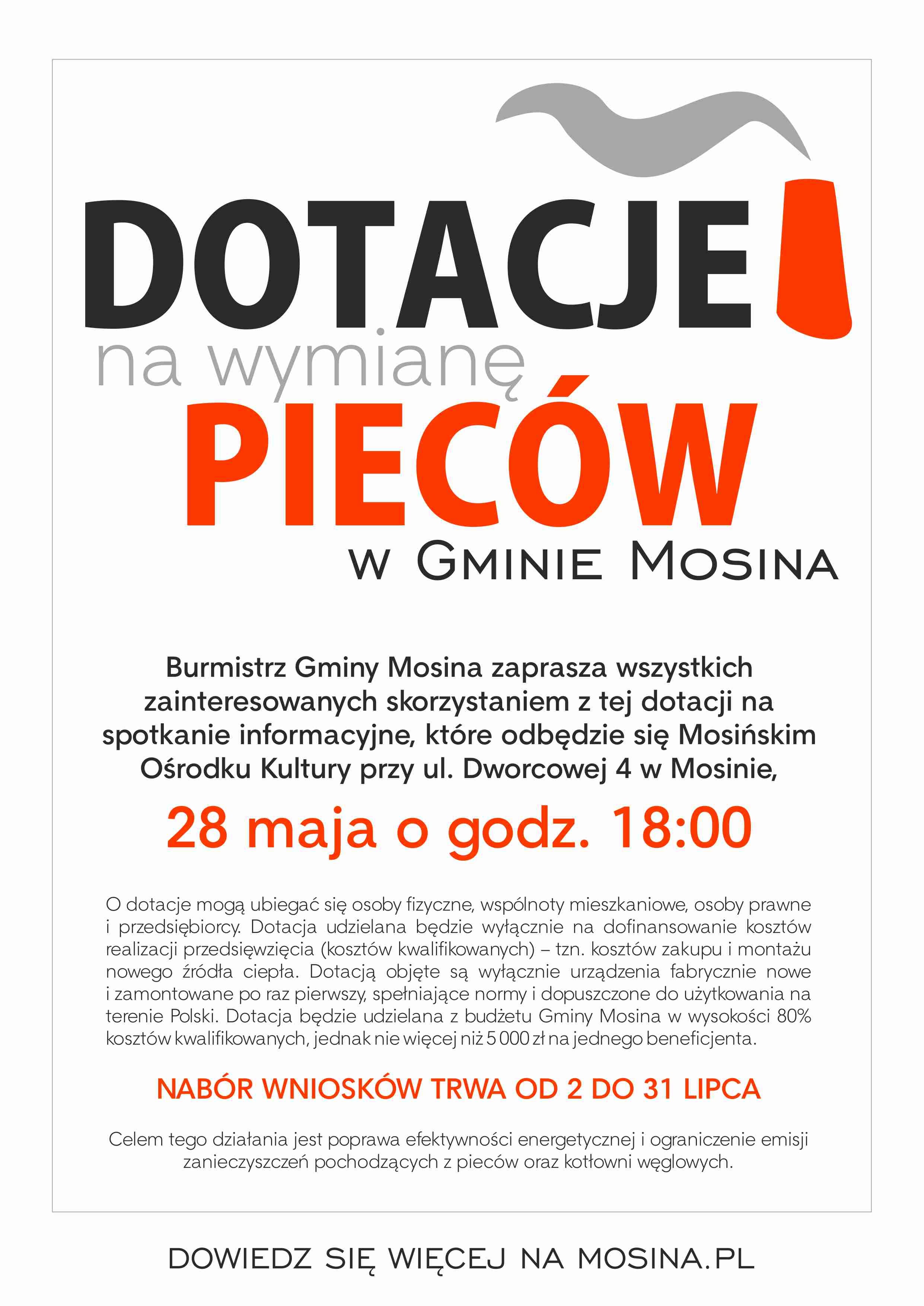 Dotacje na wymianę pieców - spotkanie informacyjne