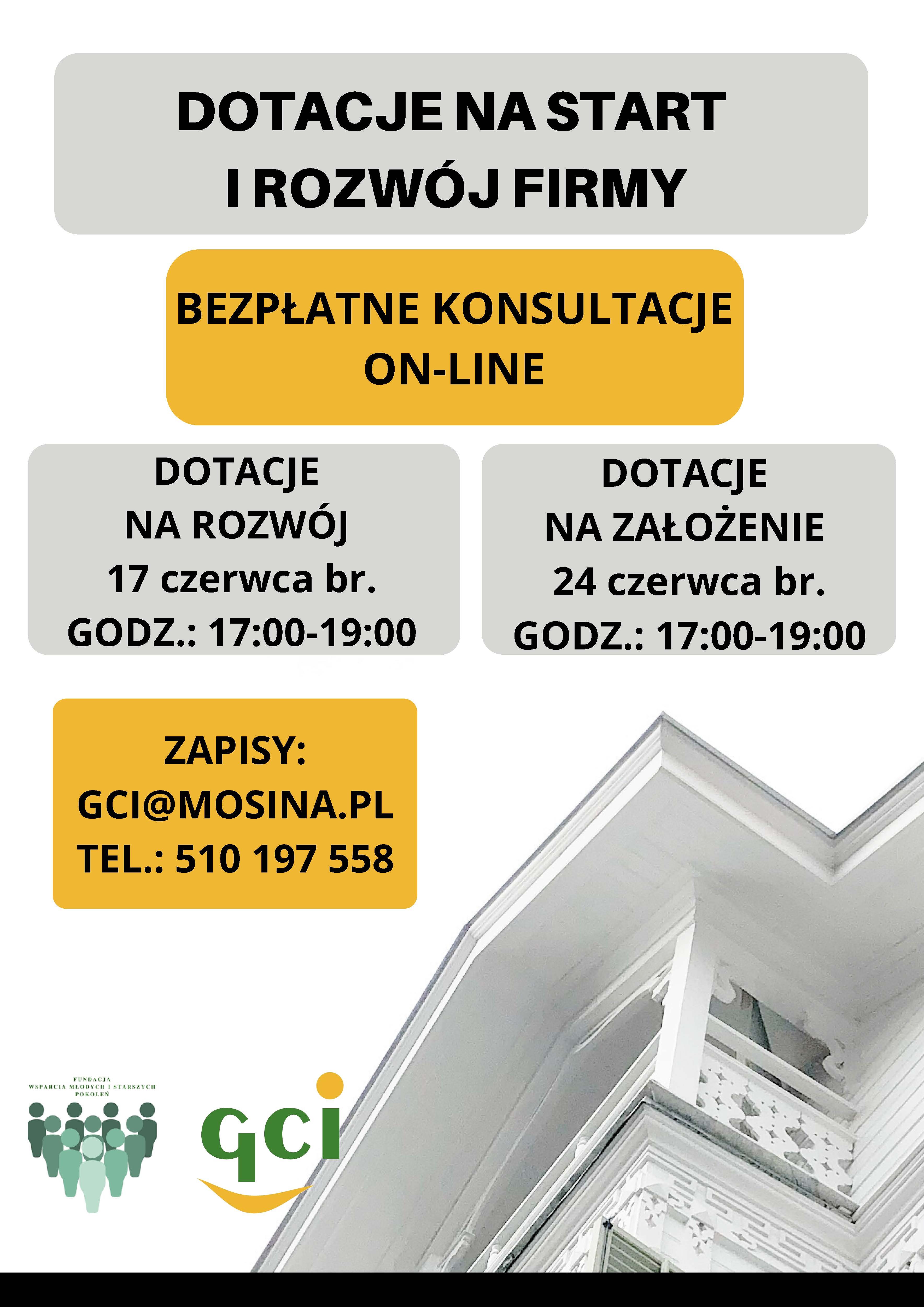 Zapraszamy na webinaria w Mosinie