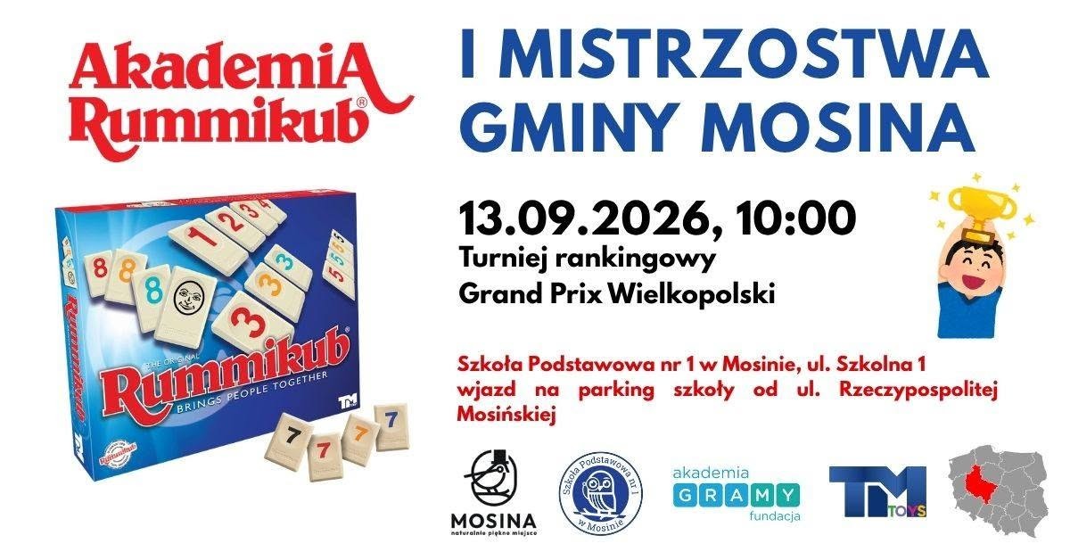 Rummikub - I Mistrzostwa Gminy Mosina - Grand Prix Wielkopolski