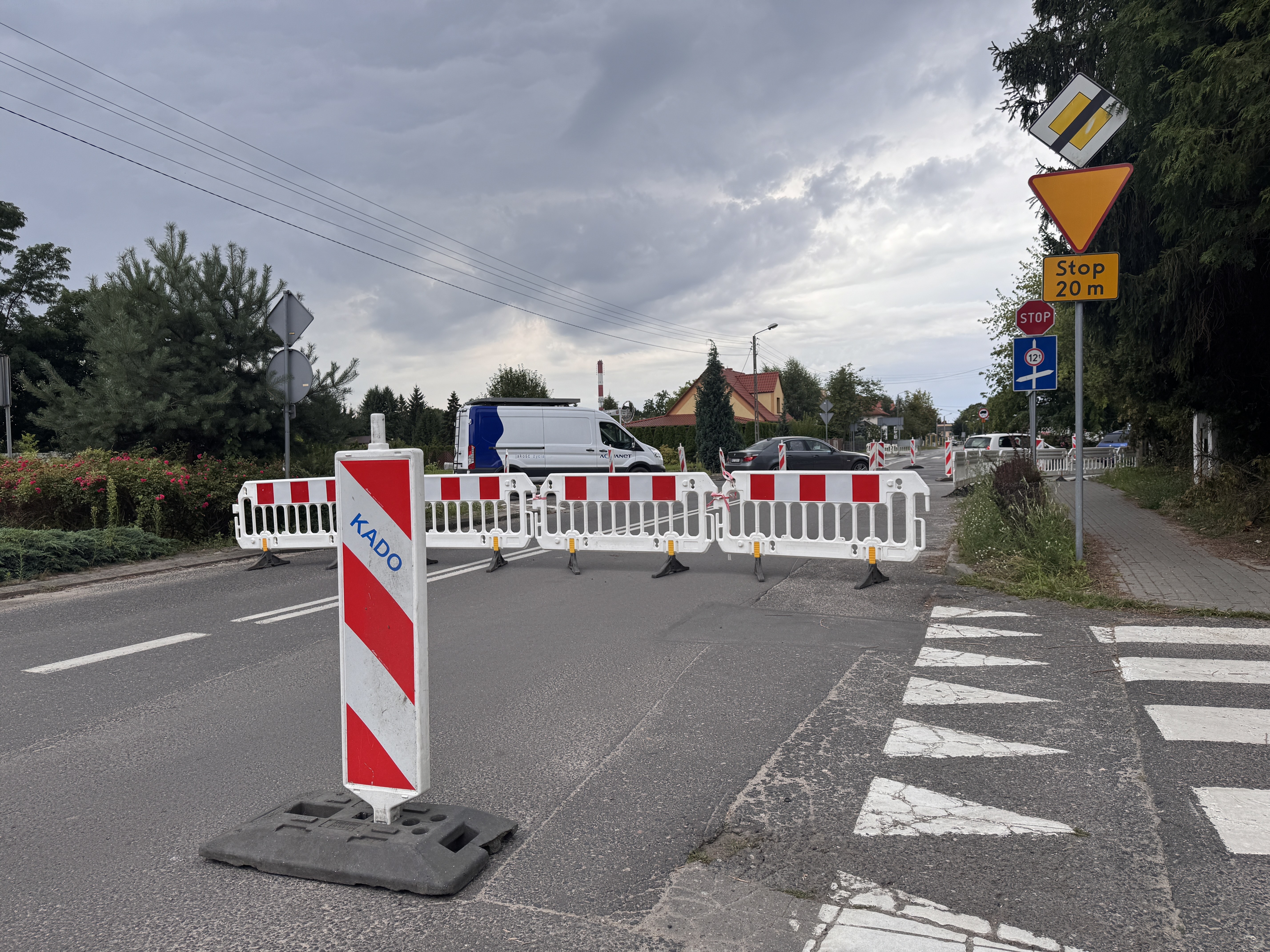 Zmiana organizacji ruchu na skrzyżowaniu ul. Mocka z Rzeczypospolitej Mosińskiej
