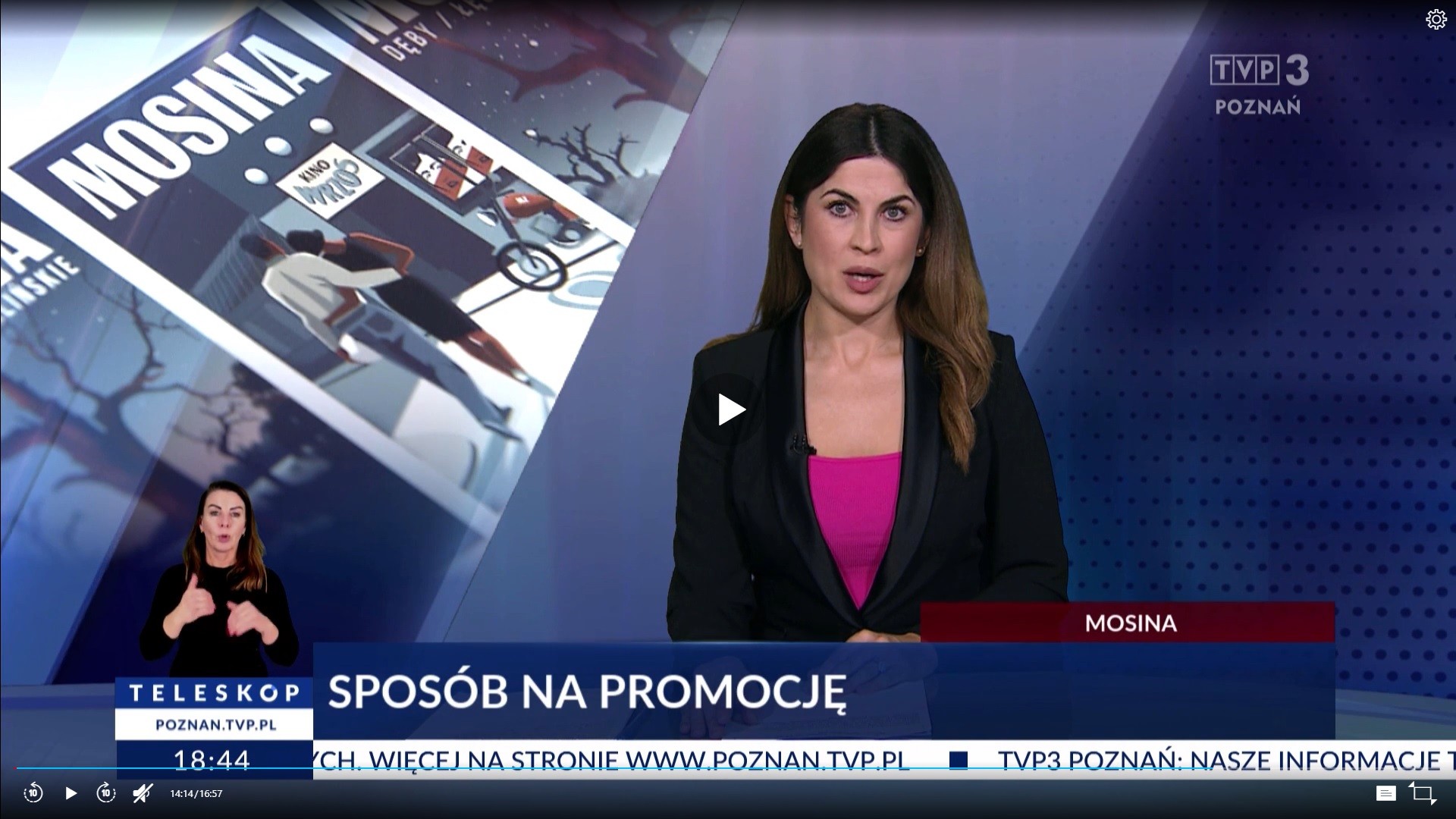 Mosińskie plakaty w ogólnopolskiej telewizji!