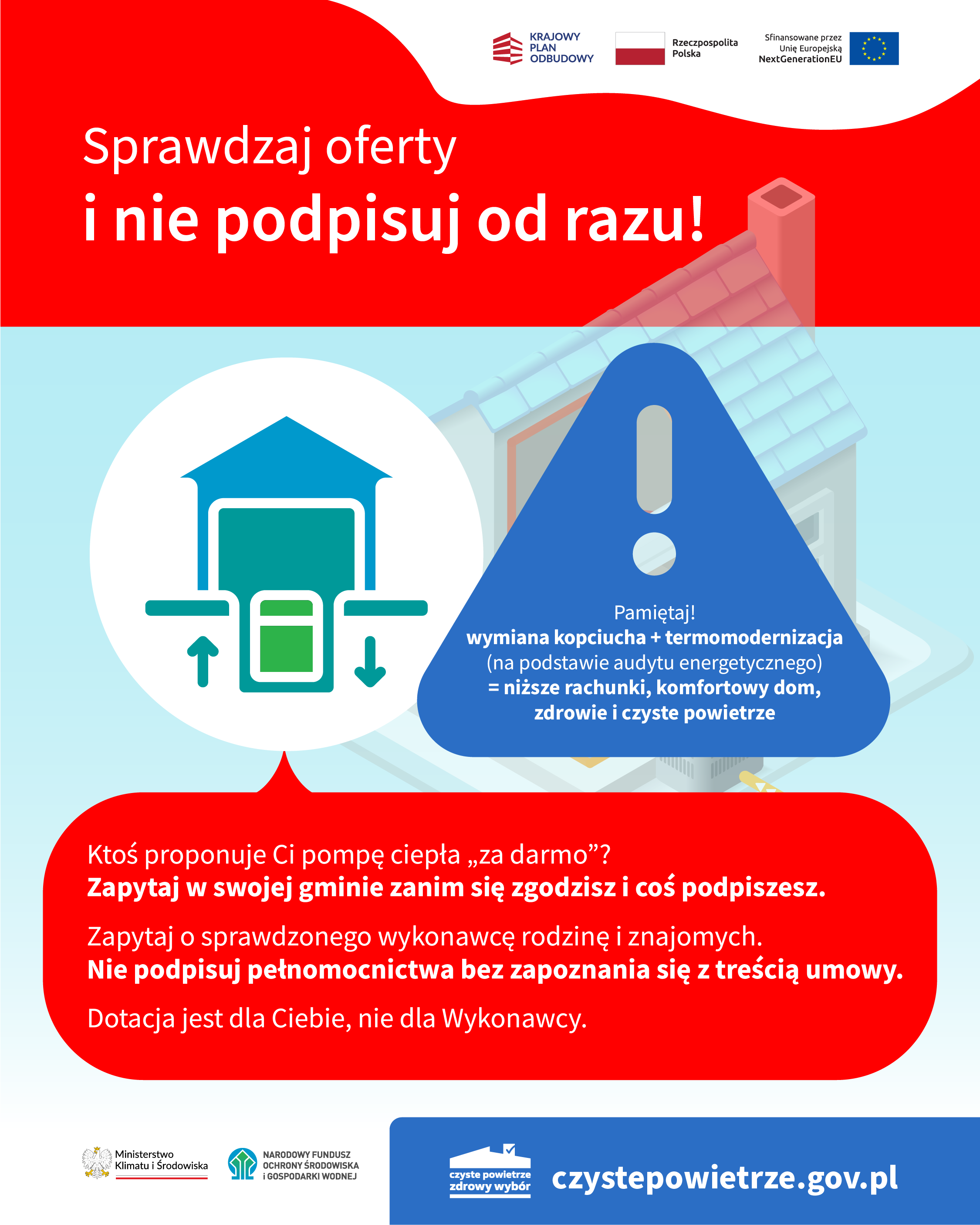 Czyste powietrze - ostrzeżenie