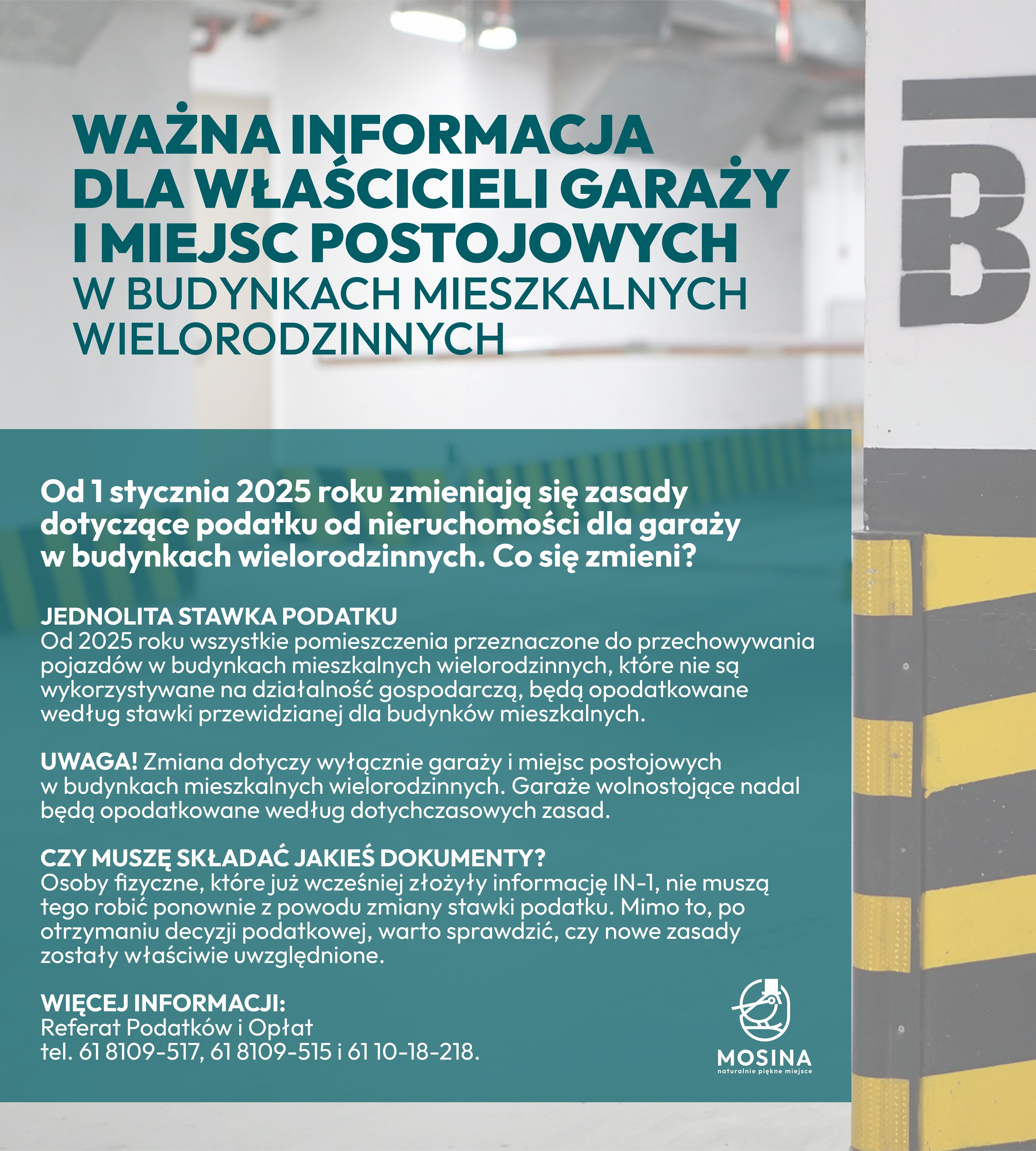 Podatki - ważna informacja!