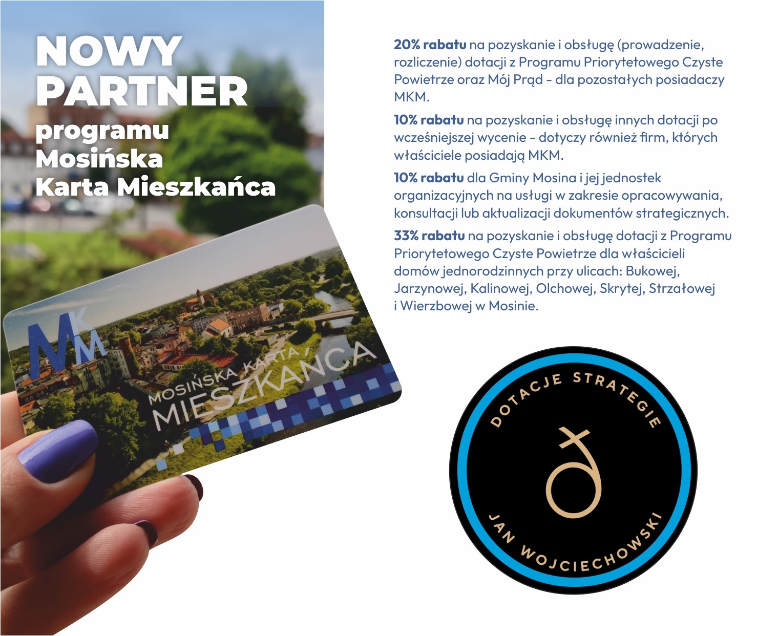 Nowy partner Mosińskiej Karcie Mieszkańca