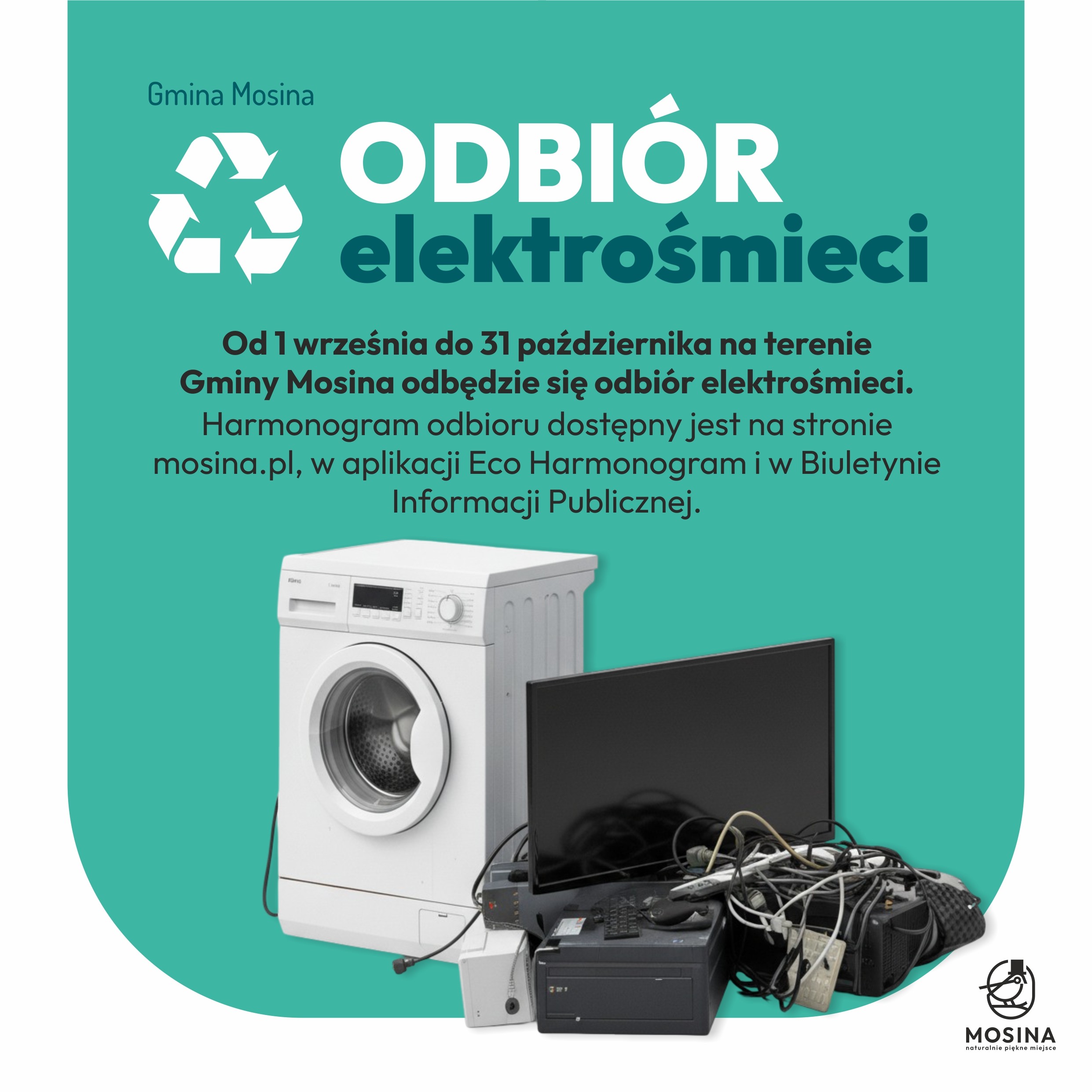 Odbiór elektroodpadów w Gminie Mosina