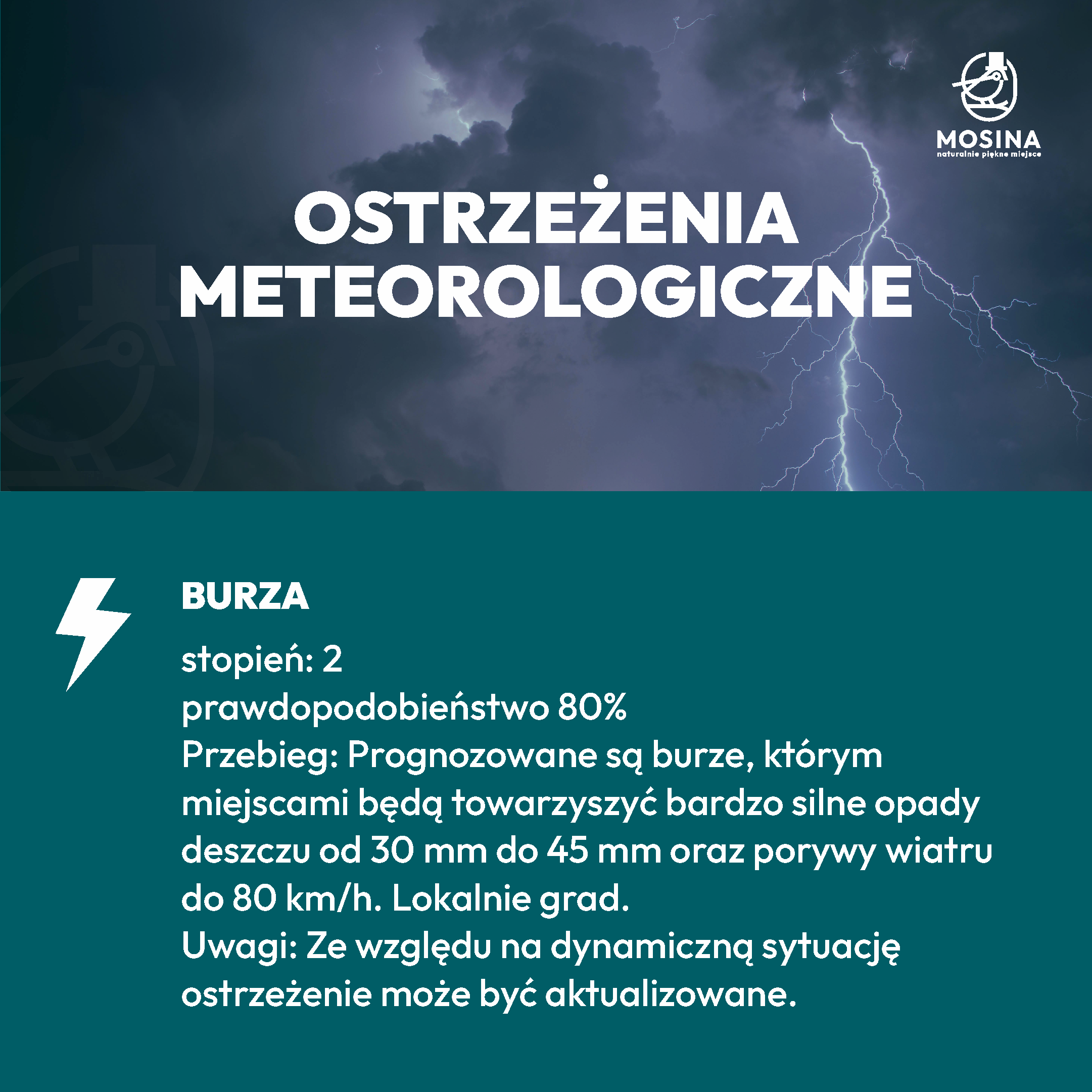 Ostrzeżenia meteorologiczne
