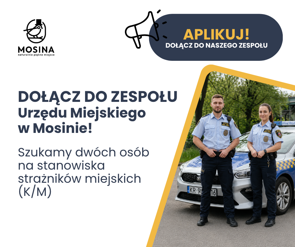 Praca w Straży Miejskiej w Mosinie