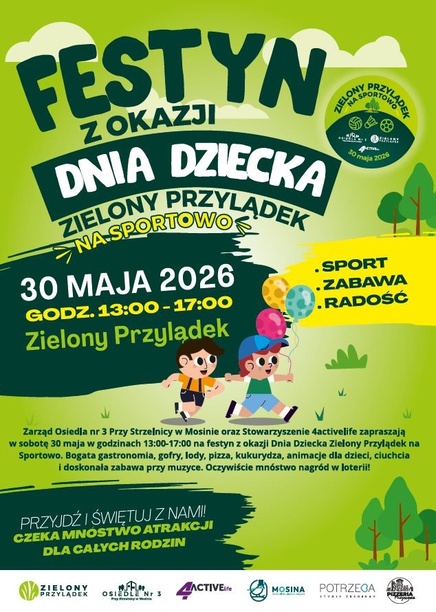 Dzień Dziecka na Osiedlu nr 3 w Mosinie