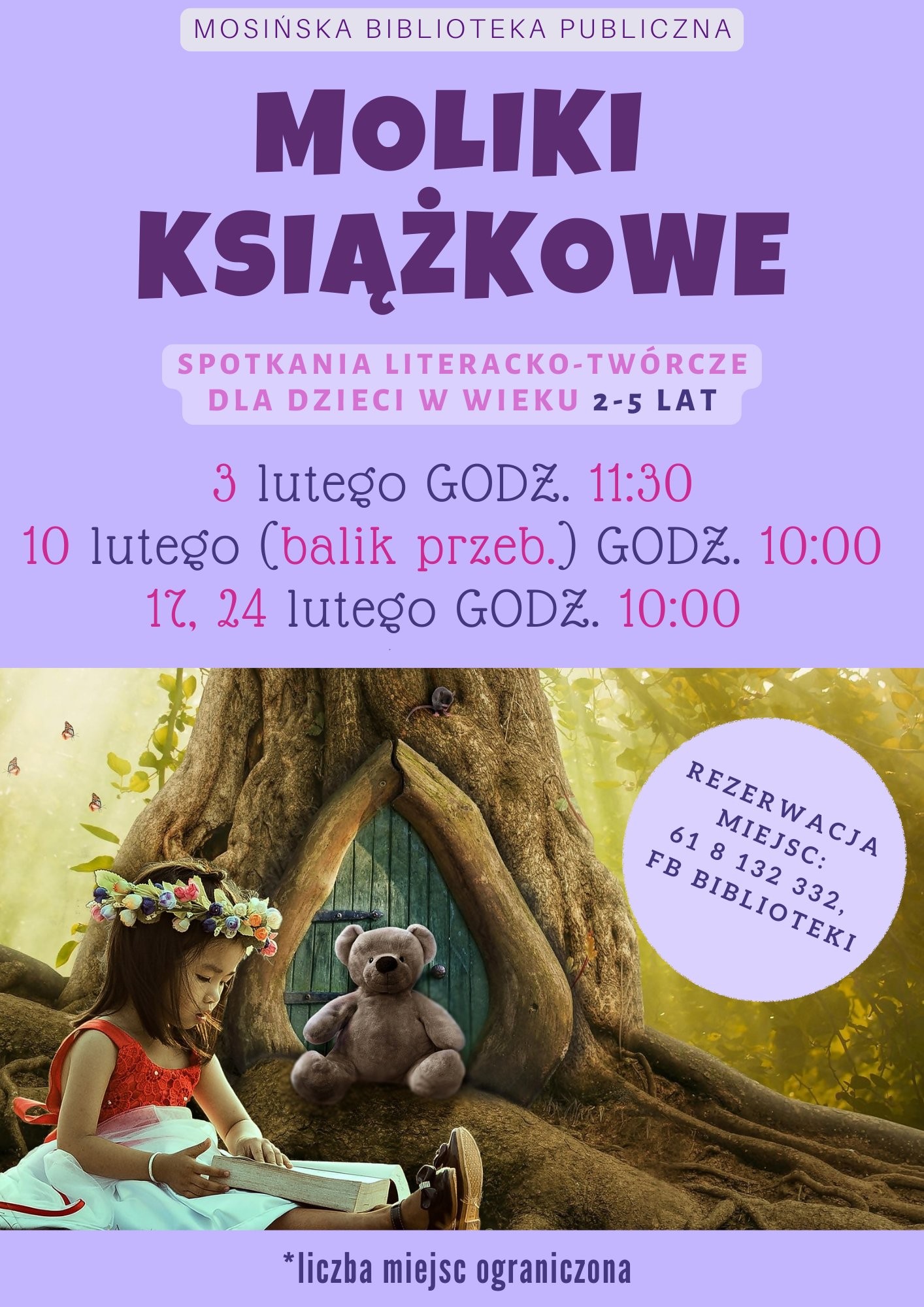 Moliki książkowe - również w ferie