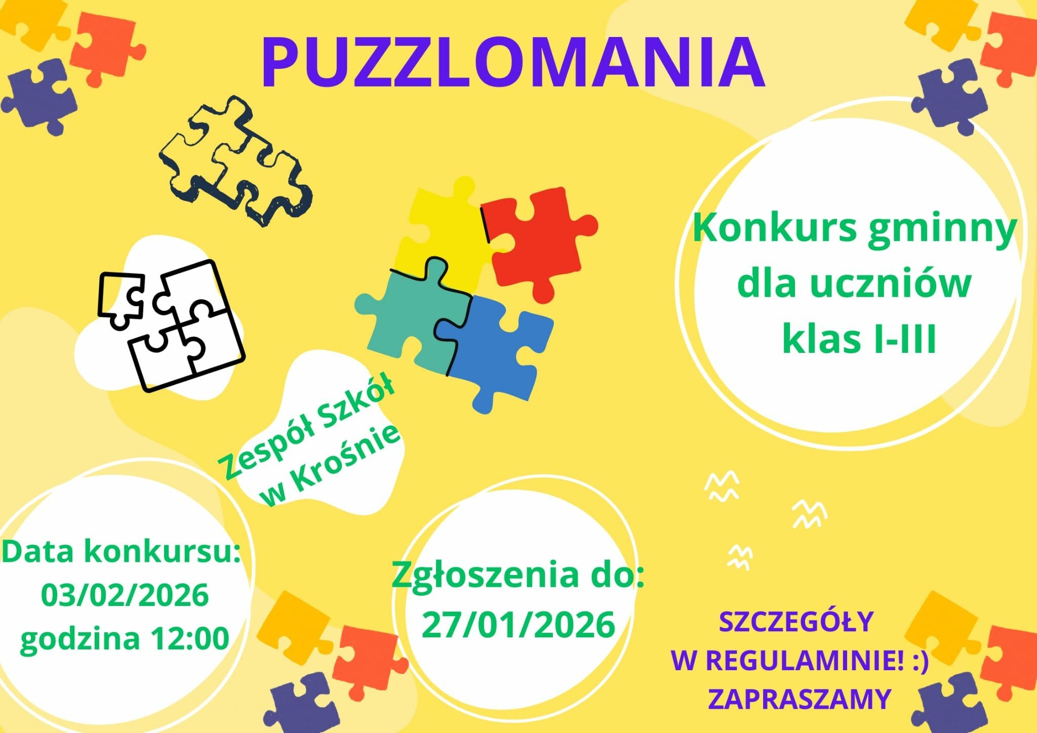 Konkurs Gminny „PUZZLOMANIA”