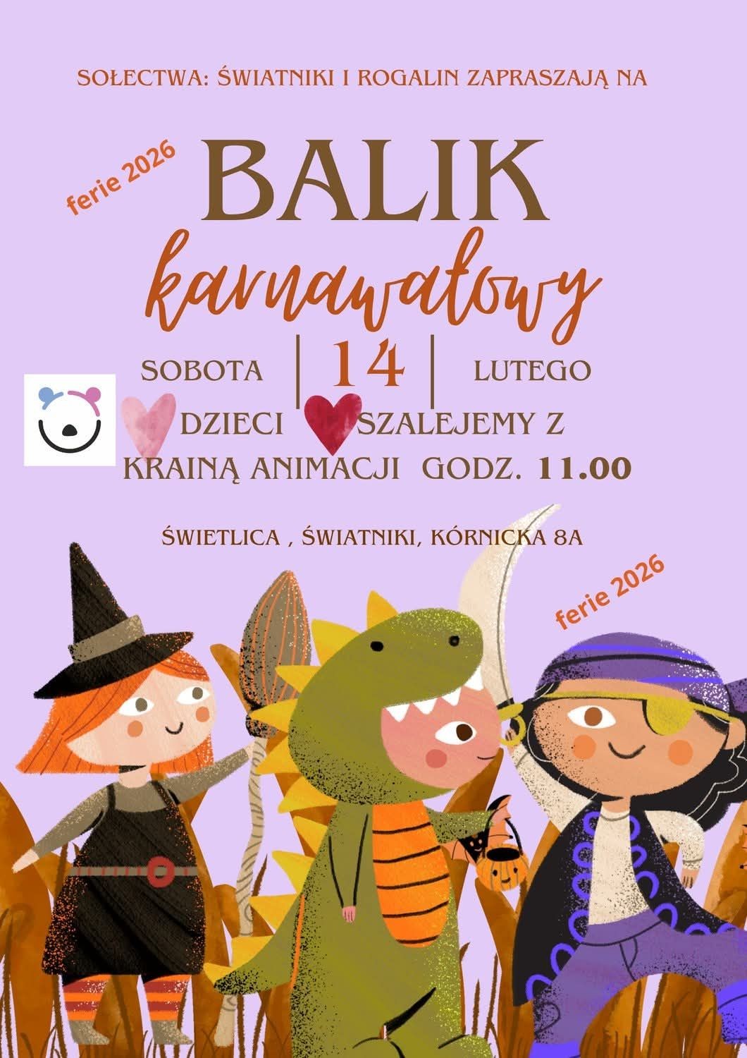 Balik karnawałowy w Świątnikach i Rogalinie