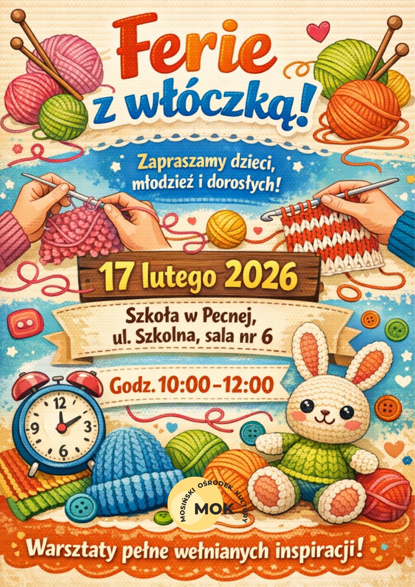 Ferie z włóczką w Pecnej i Rogalinku