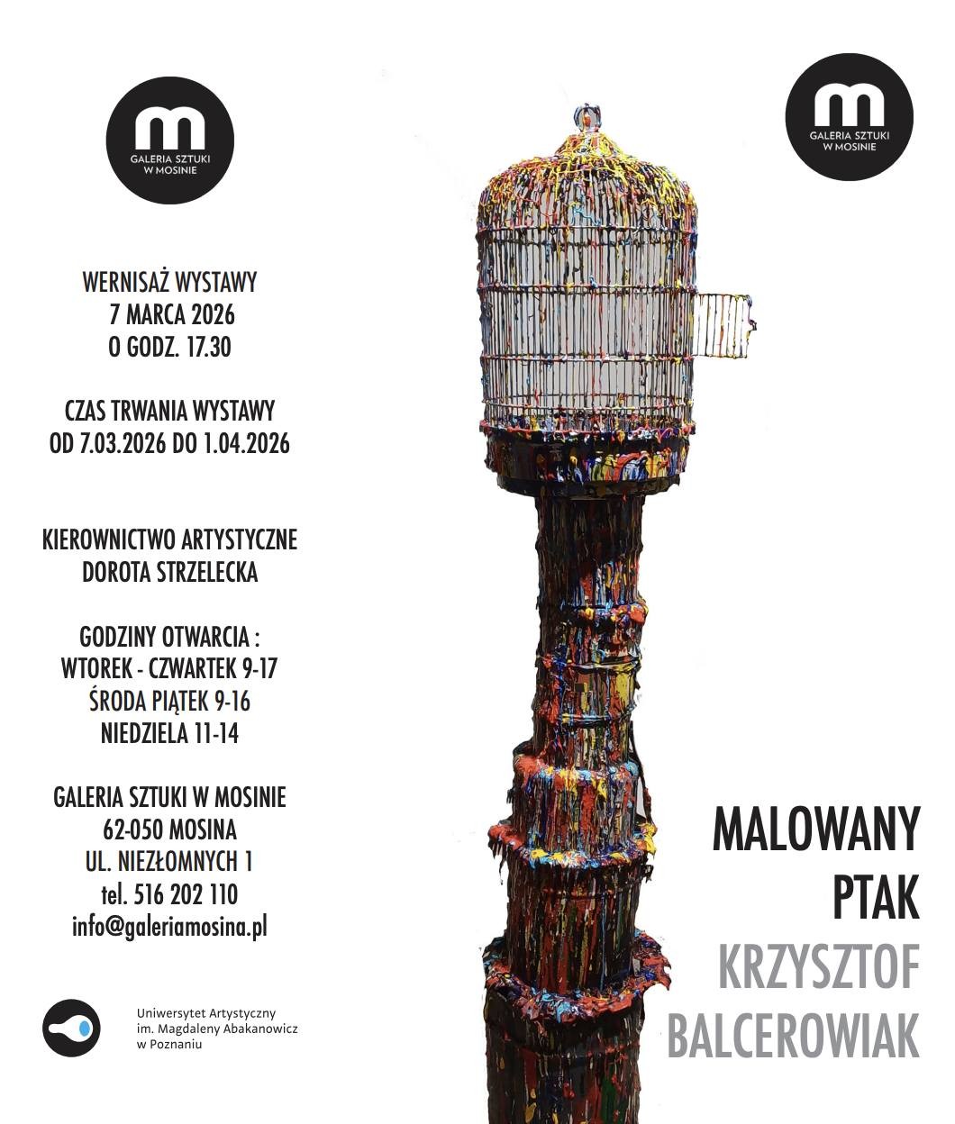 Zapraszamy na kolejny wernisaż w Galerii Sztuki w Mosinie