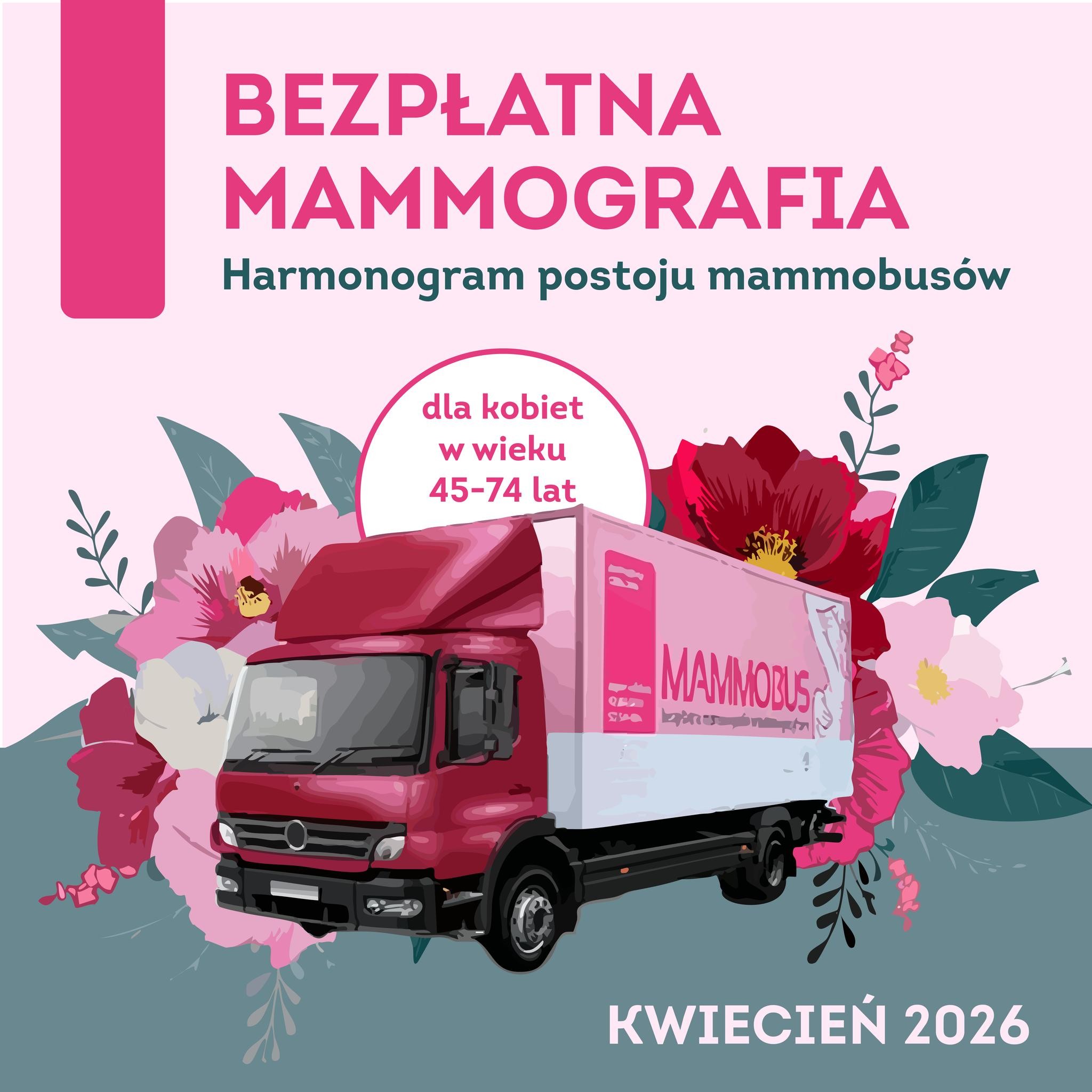 Bezpłatne badania mammograficzne