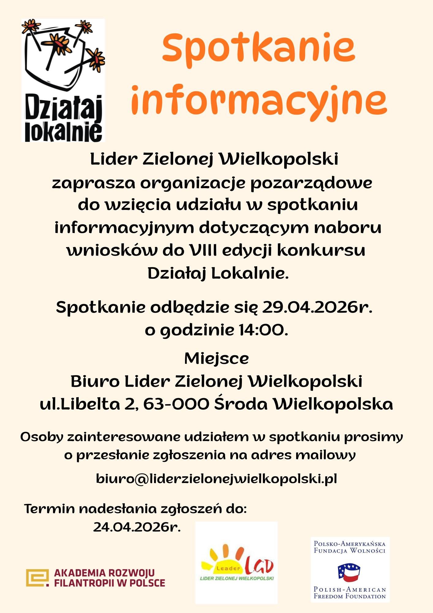 Lider Zielonej Wielkopolski zaprasza na spotkanie