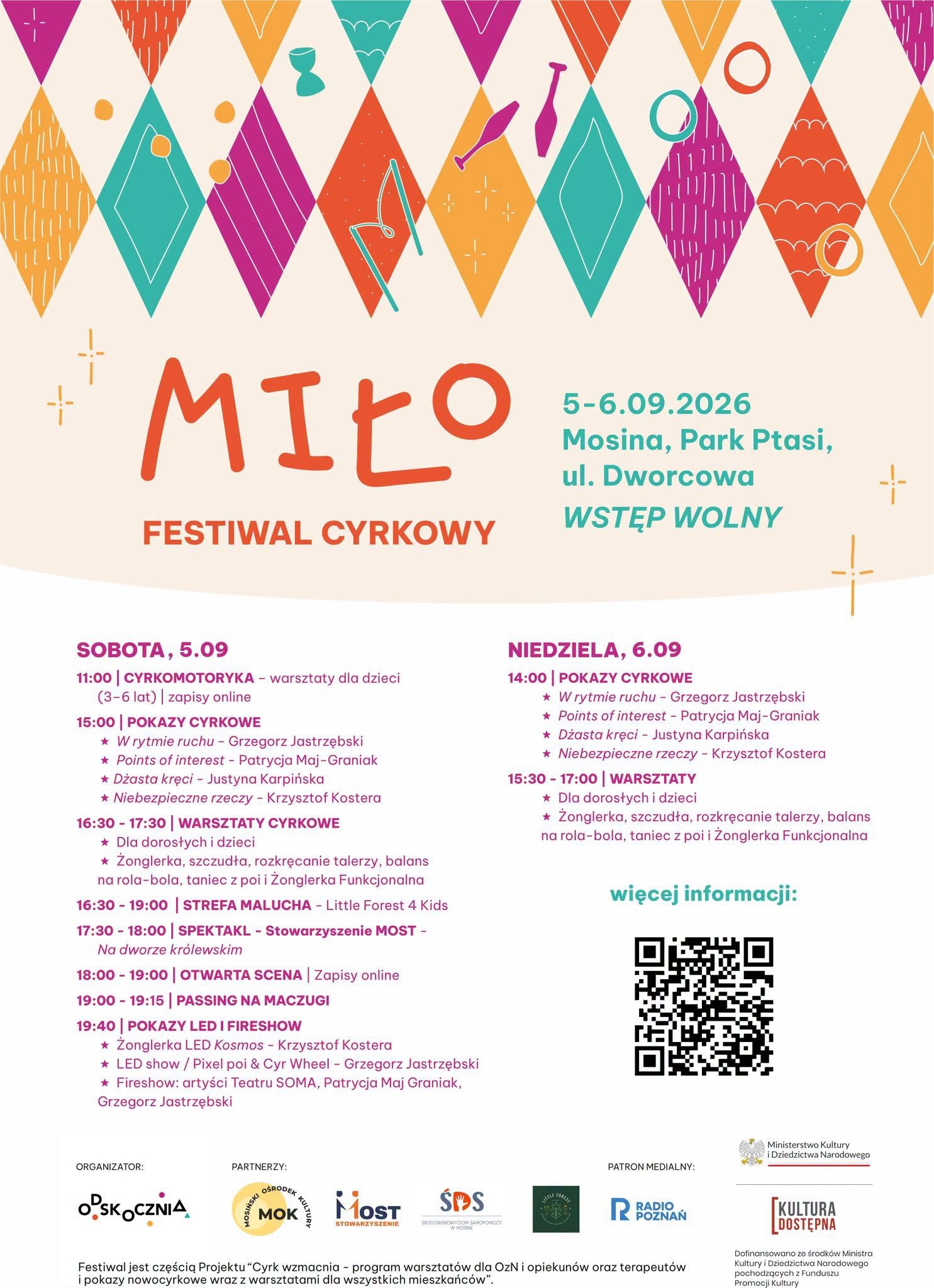 Festiwal Cyrkowy MIŁO w Mosinie! 