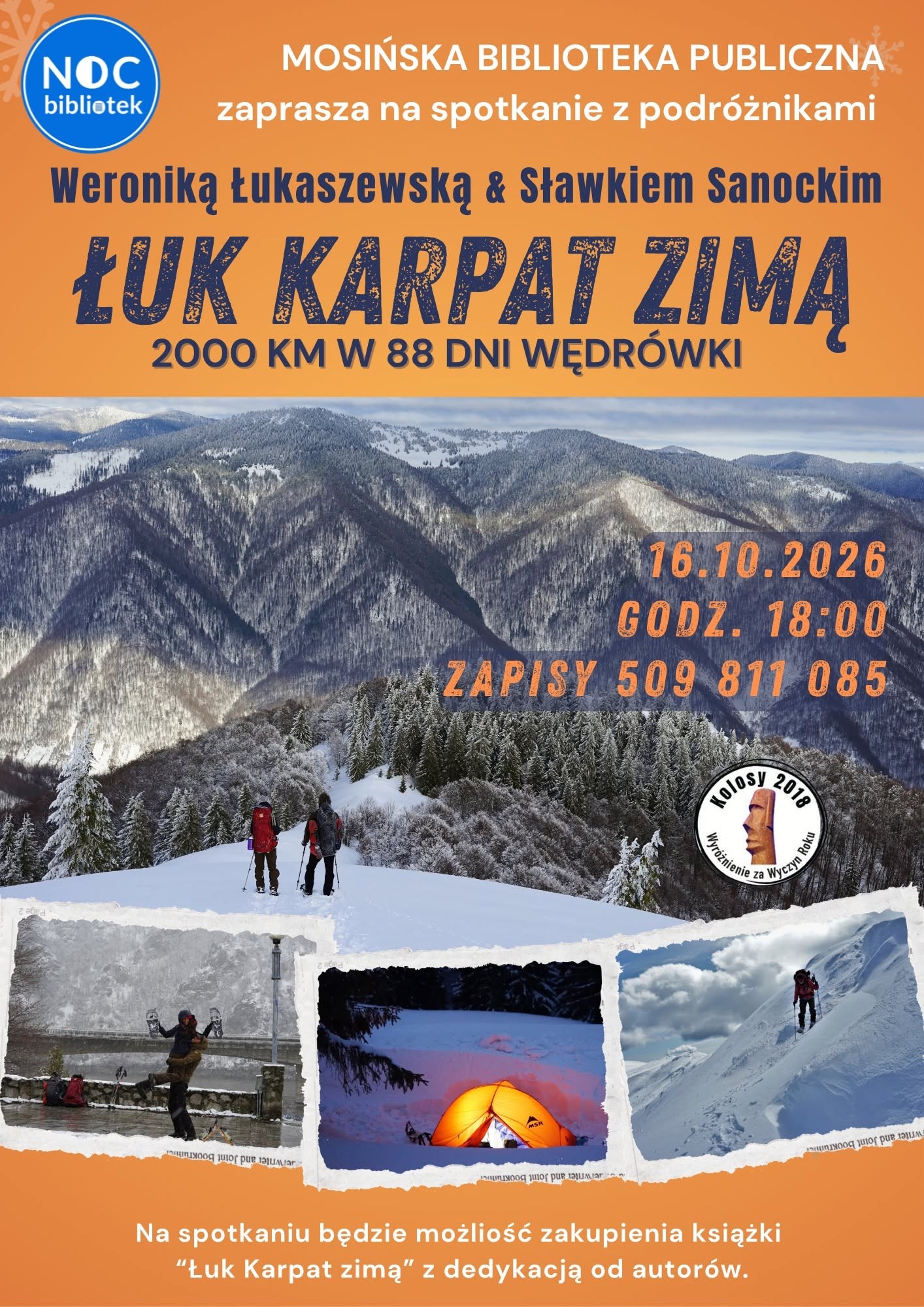 Podróż przez dzikie, zimowe Karpaty