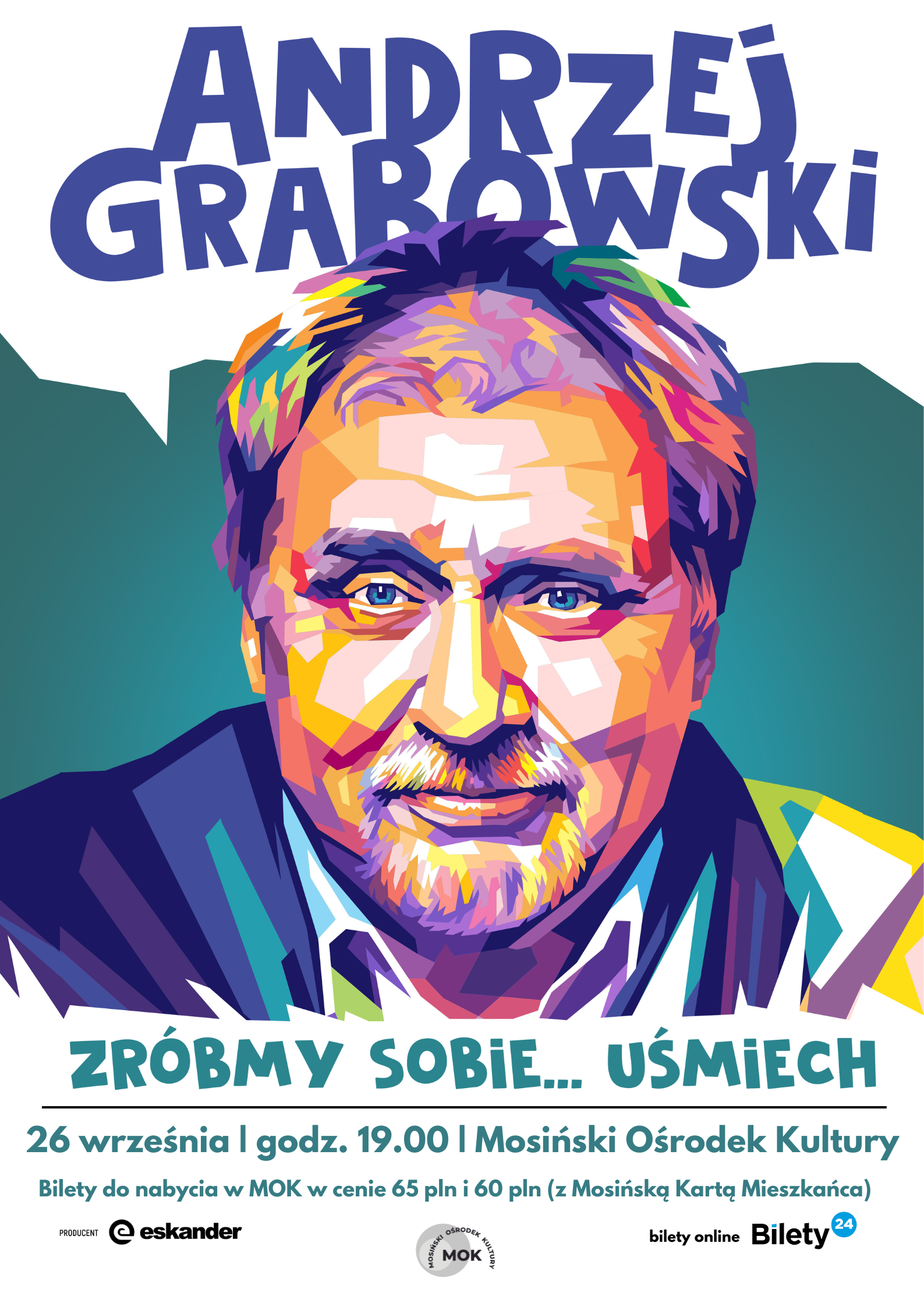 Andrzej Grabowski wystąpi w Mosińskim Ośrodku Kultury