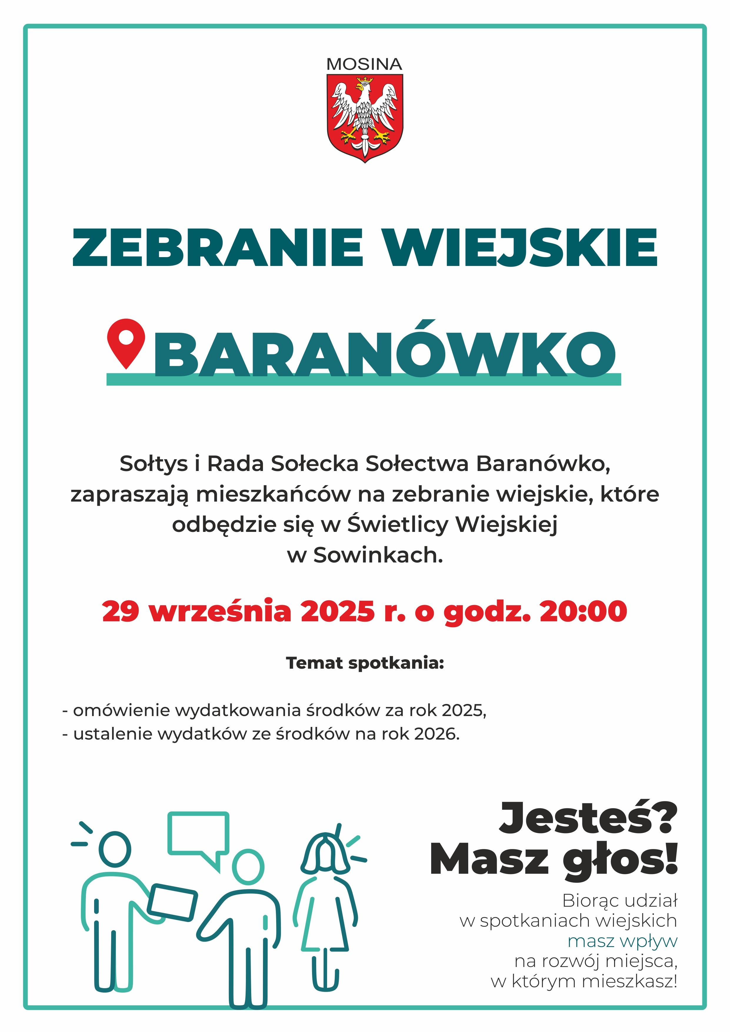 Zebranie Wiejskie Sołectwa Baranówko