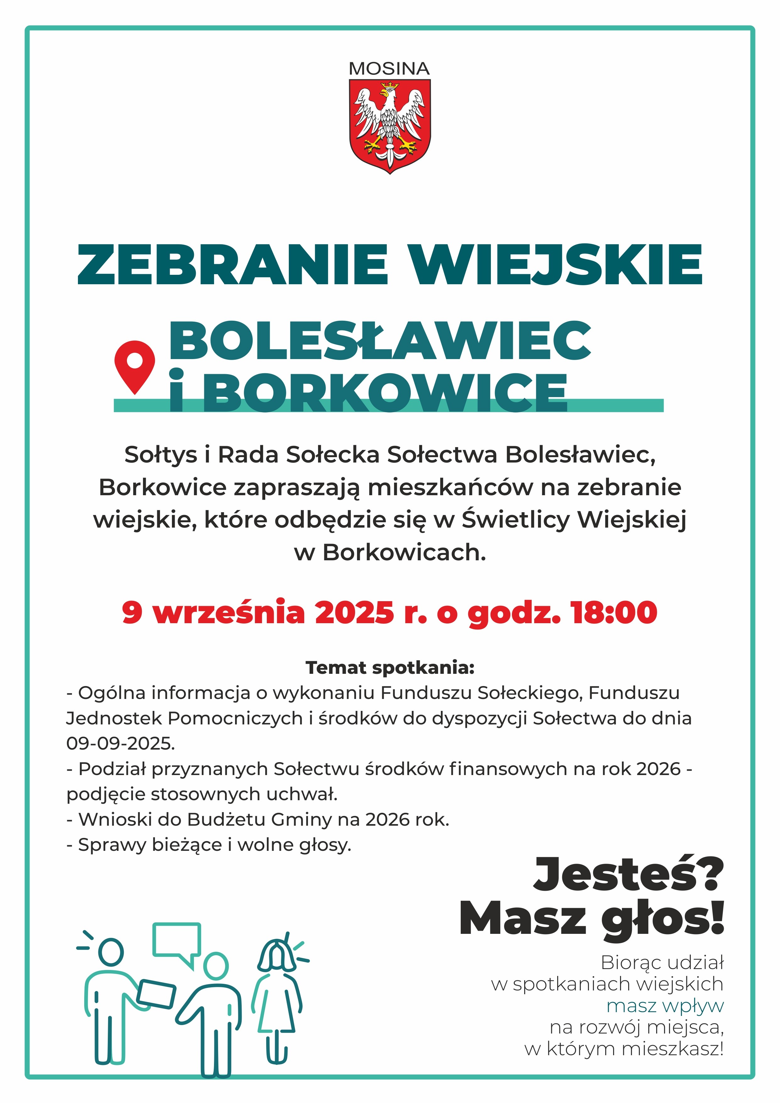 Zebranie sołectwa Bolesławiec i Borkowice
