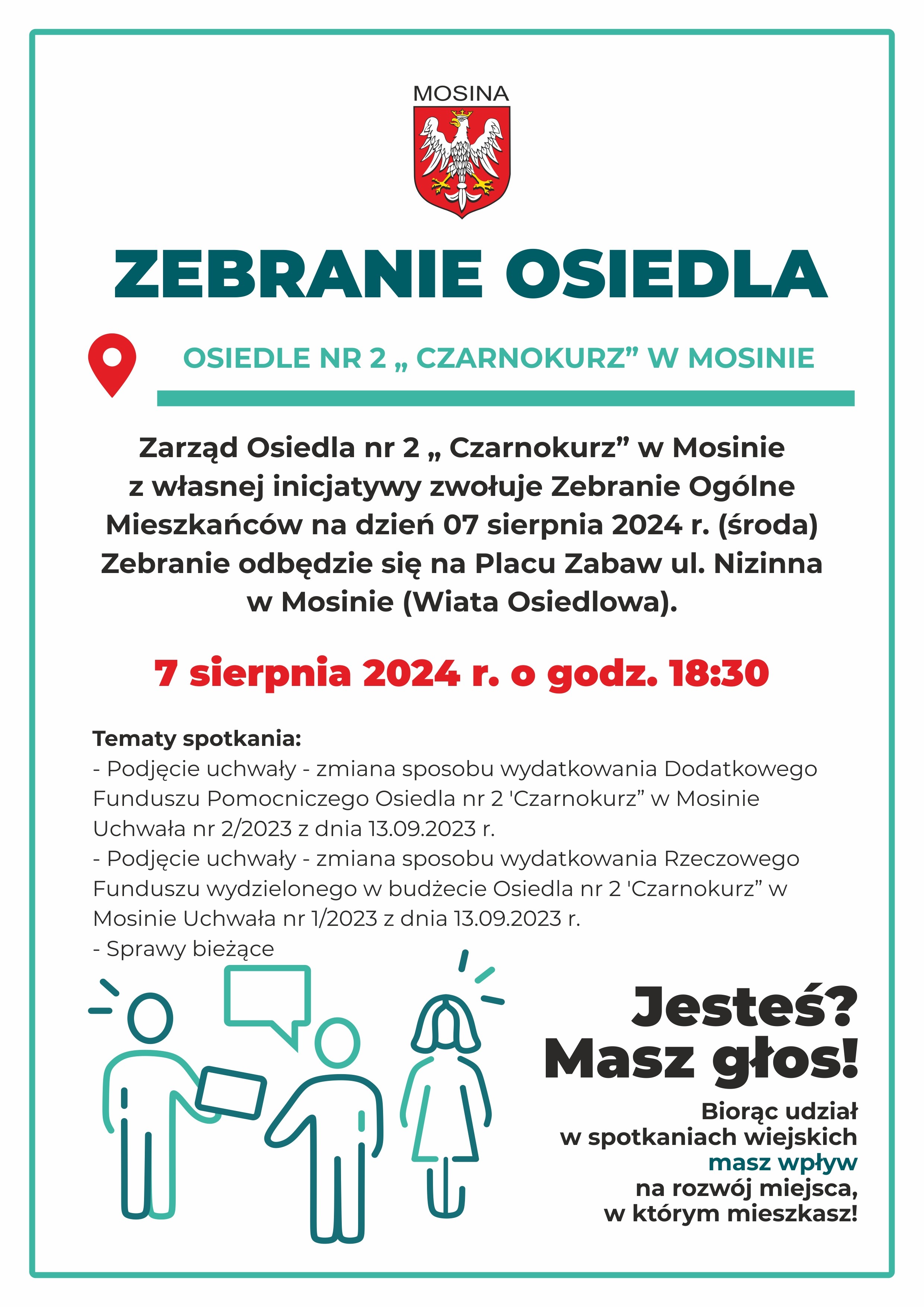 Zebranie ogólne mieszkańców Osiedla nr 2