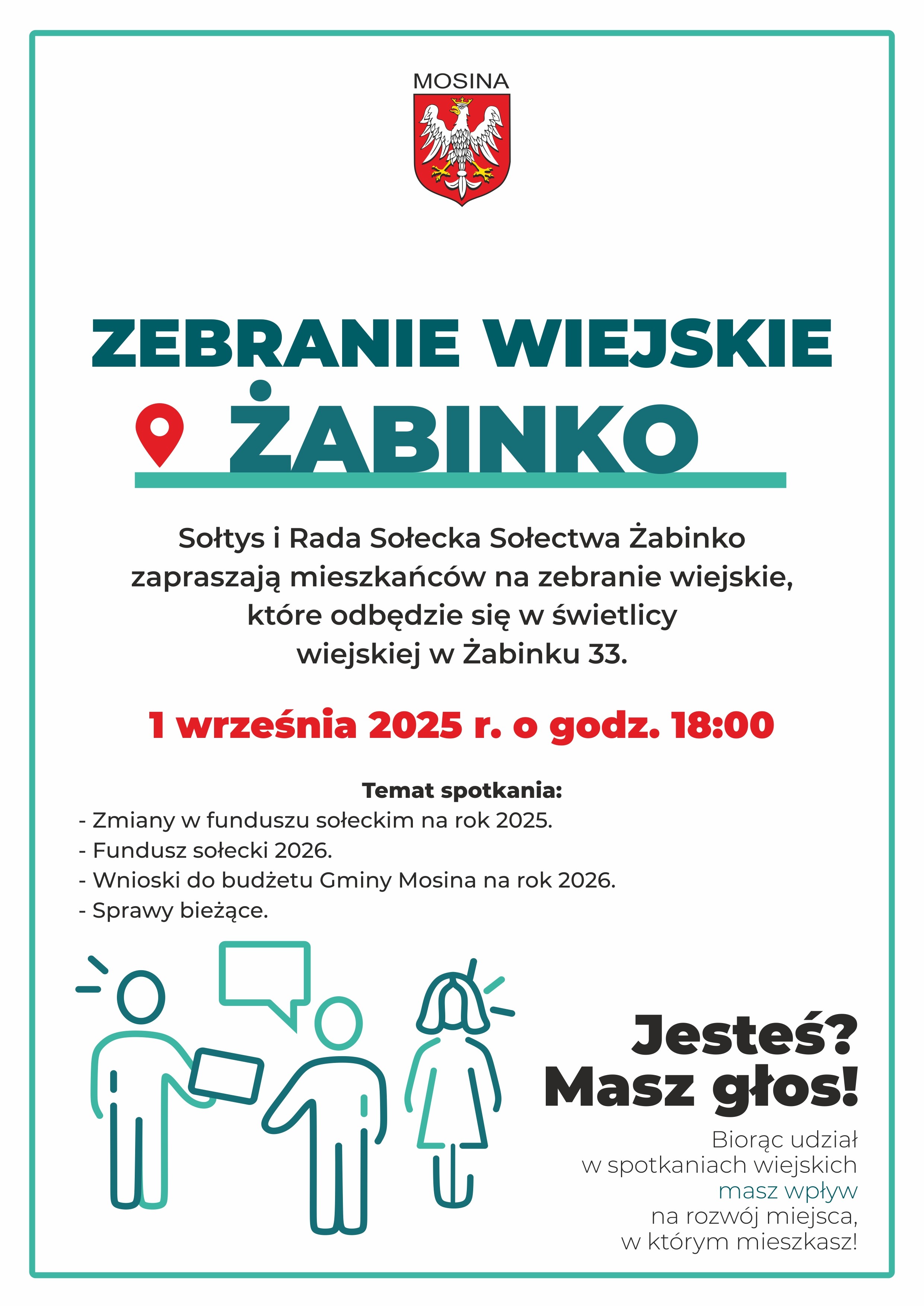 Zebranie sołectwa Żabinko