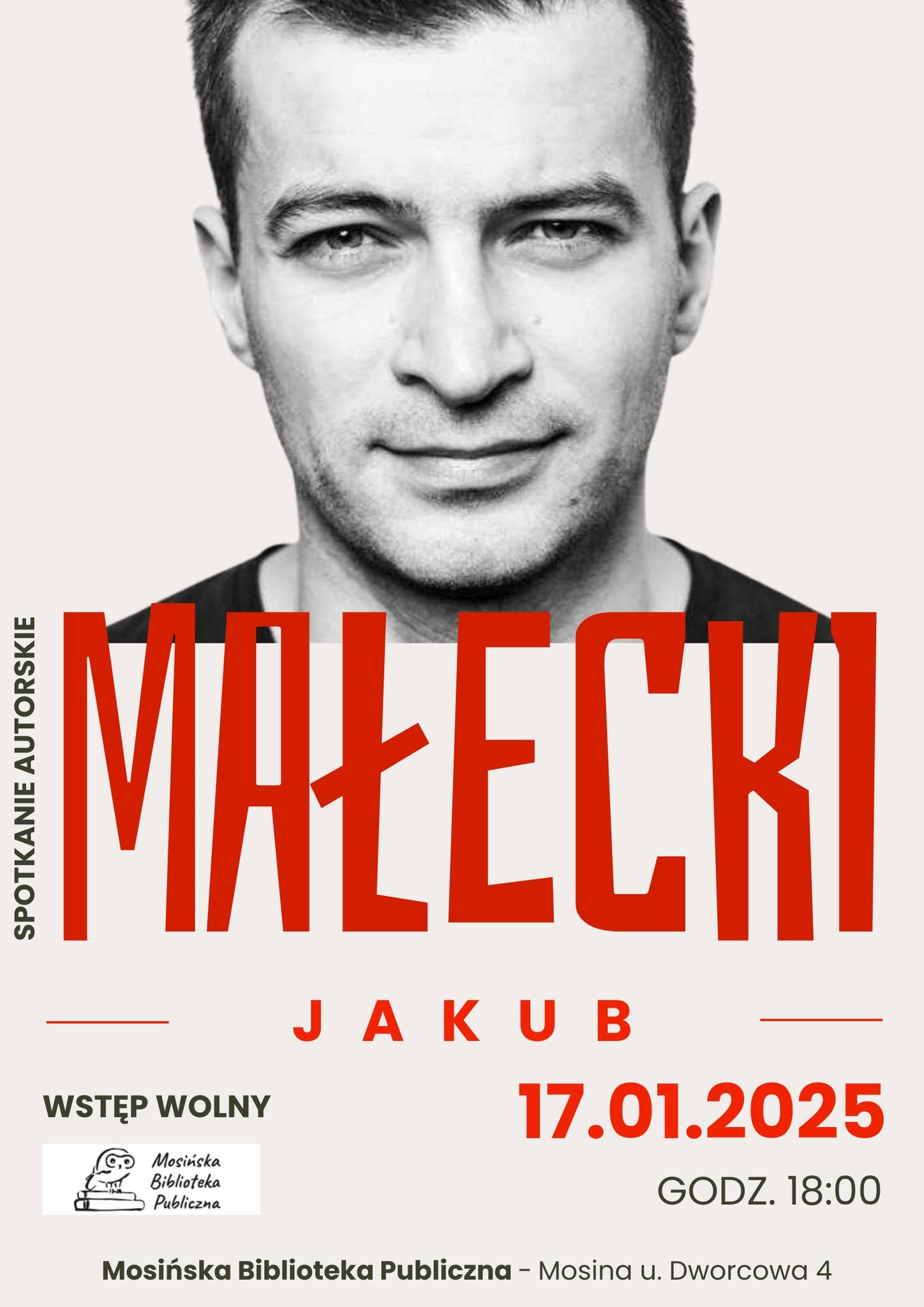 Spotkanie autorskie z Jakubem Małeckim
