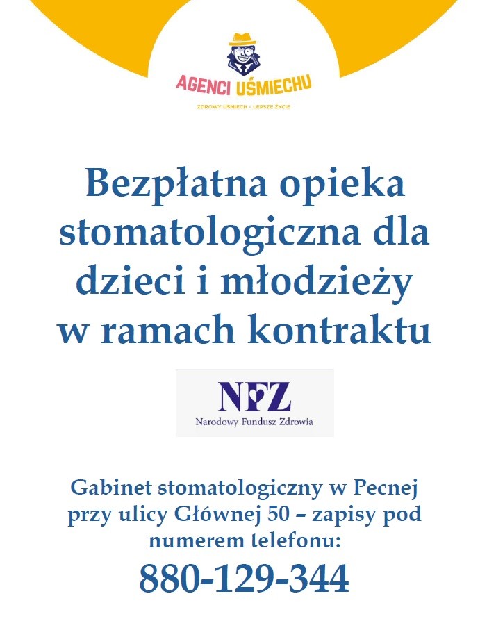 Bezpłatna opieka stomatologiczna dla dzieci