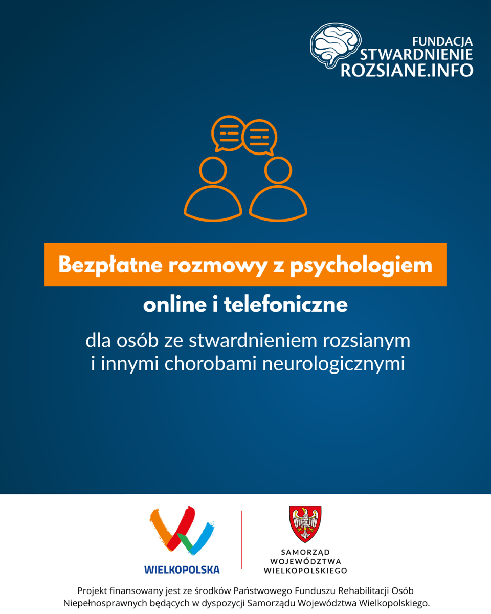 Wsparcie psychologiczne dla osób z stwardnieniem rozsianym