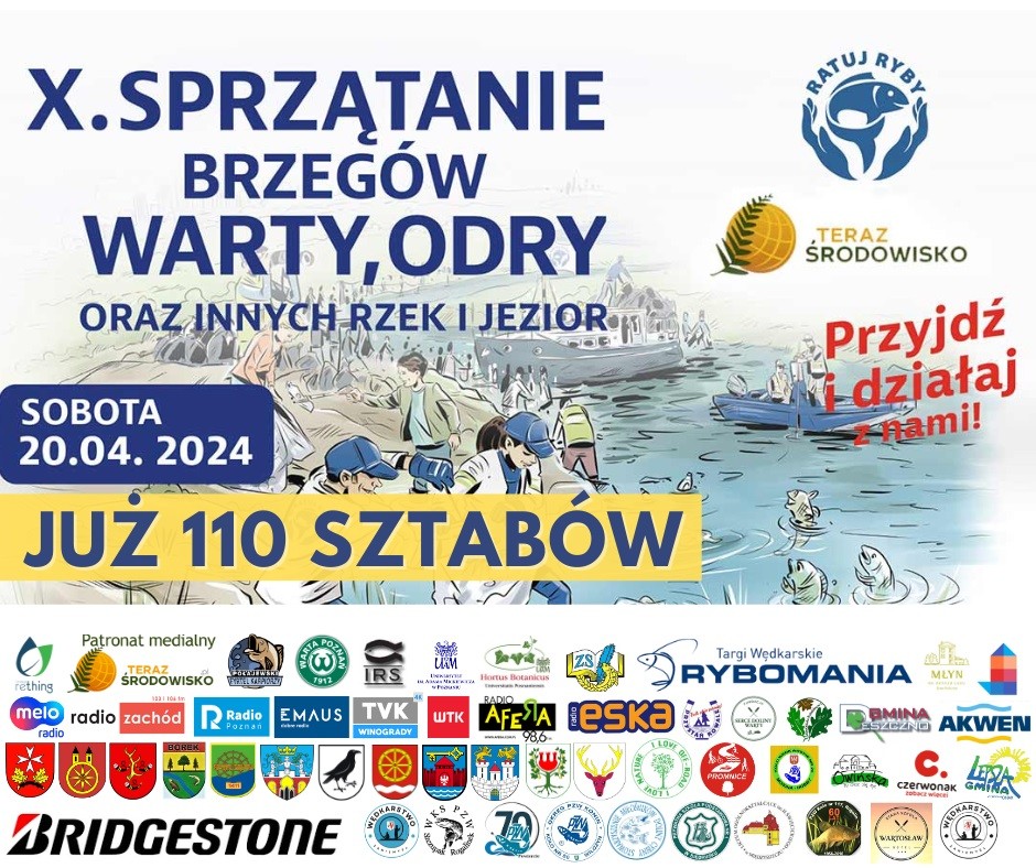 Jubileuszowe X Sprzątanie Brzegów Warty