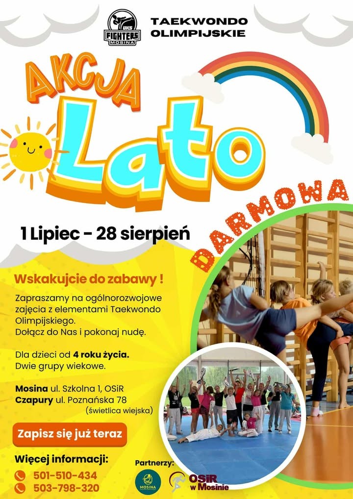 Bezpłatne zajęcia ogólnorozwojowe – nabór trwa!