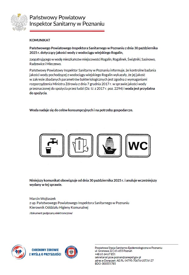 Woda przydatna do spożycia